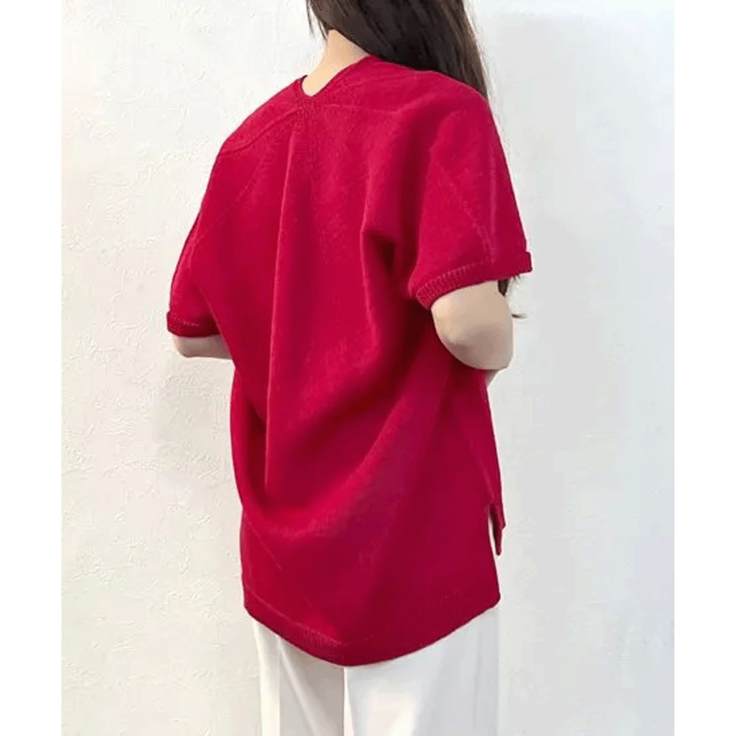 Vingtrois 擬麻コットンホールガーメントドルマン - 画像4