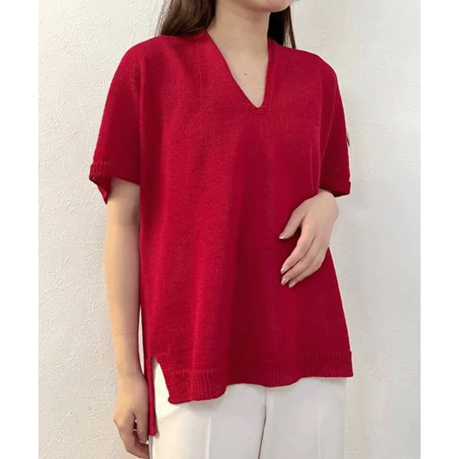 Vingtrois 擬麻コットンホールガーメントドルマン - 画像1