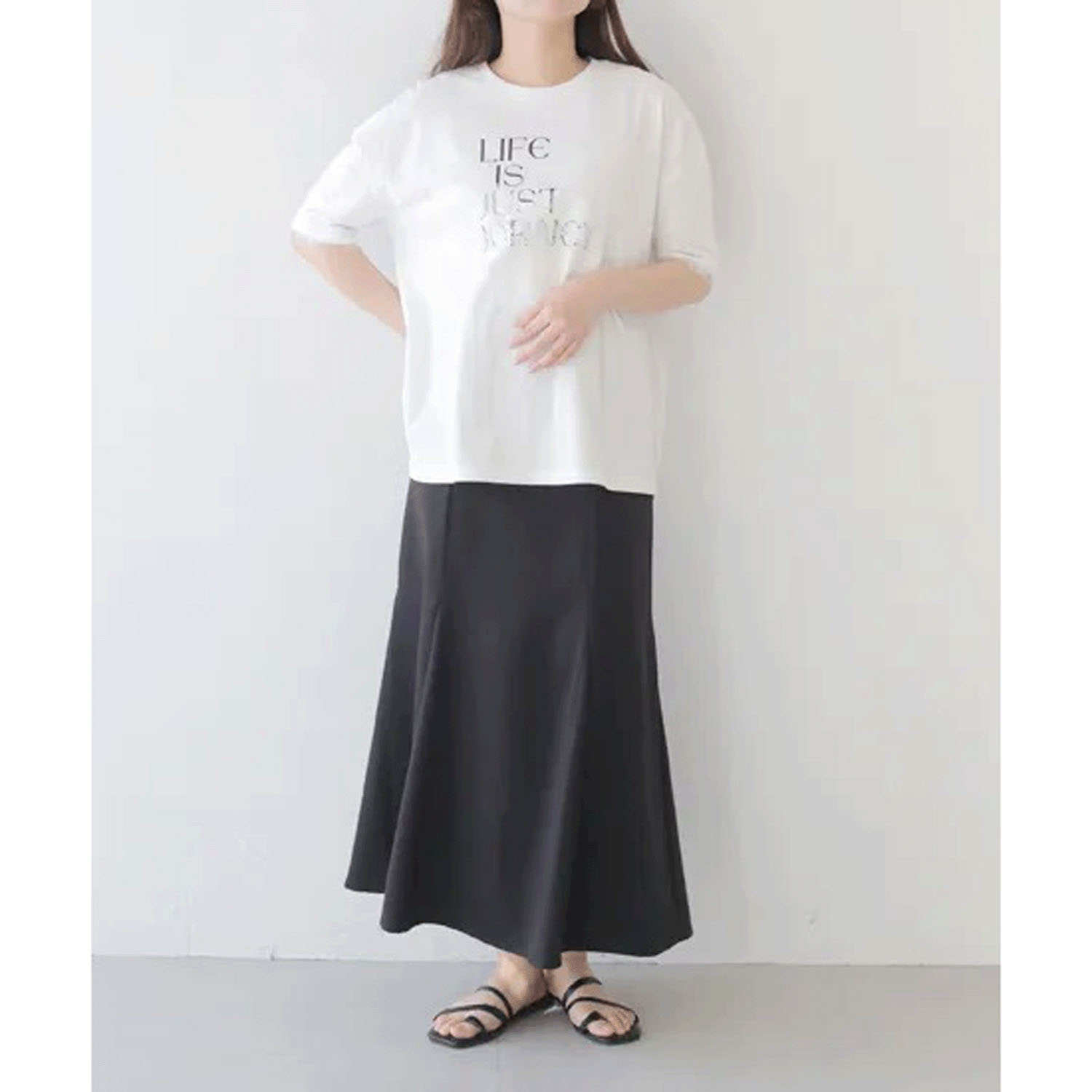 【Insta Live】Vingtrois レース×ロゴTシャツ - 画像9
