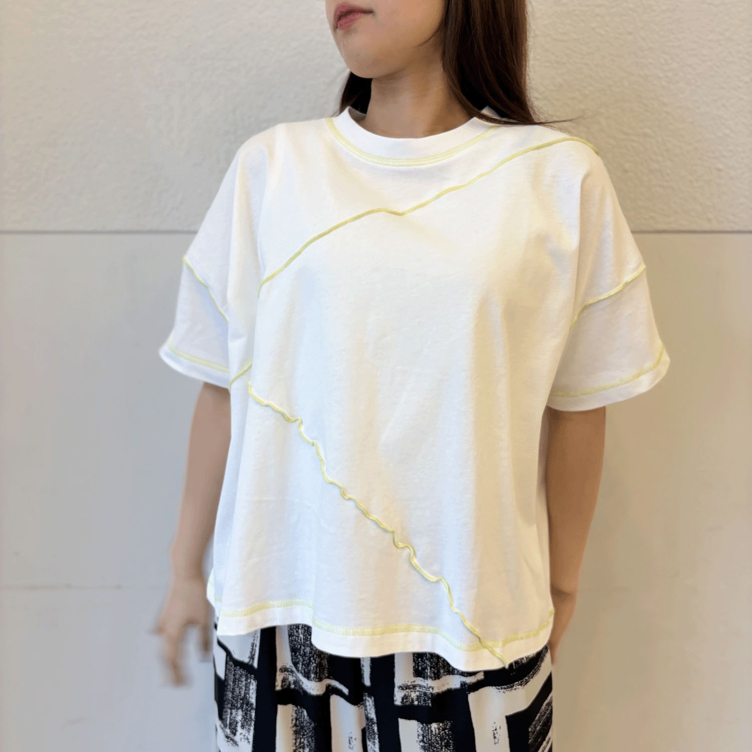 Vingtrois 配色メローTシャツ - 画像6