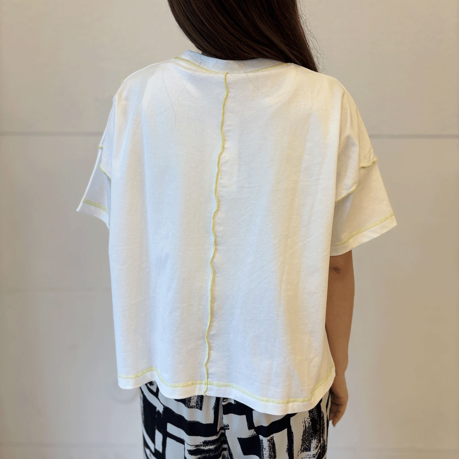 Vingtrois 配色メローTシャツ - 画像9