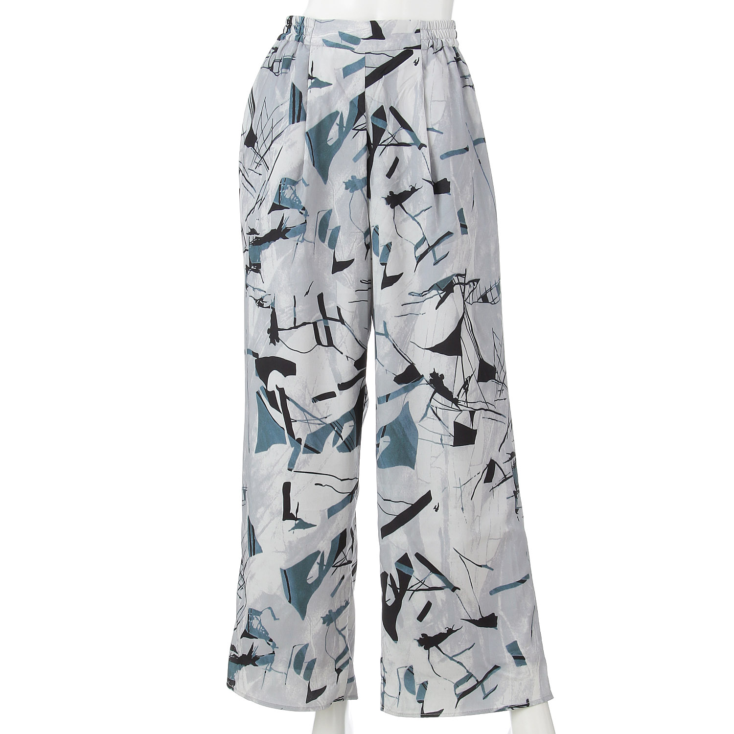 【Insta Live】Palm Riche ジオメトリック柄リラックスパンツ - 画像22