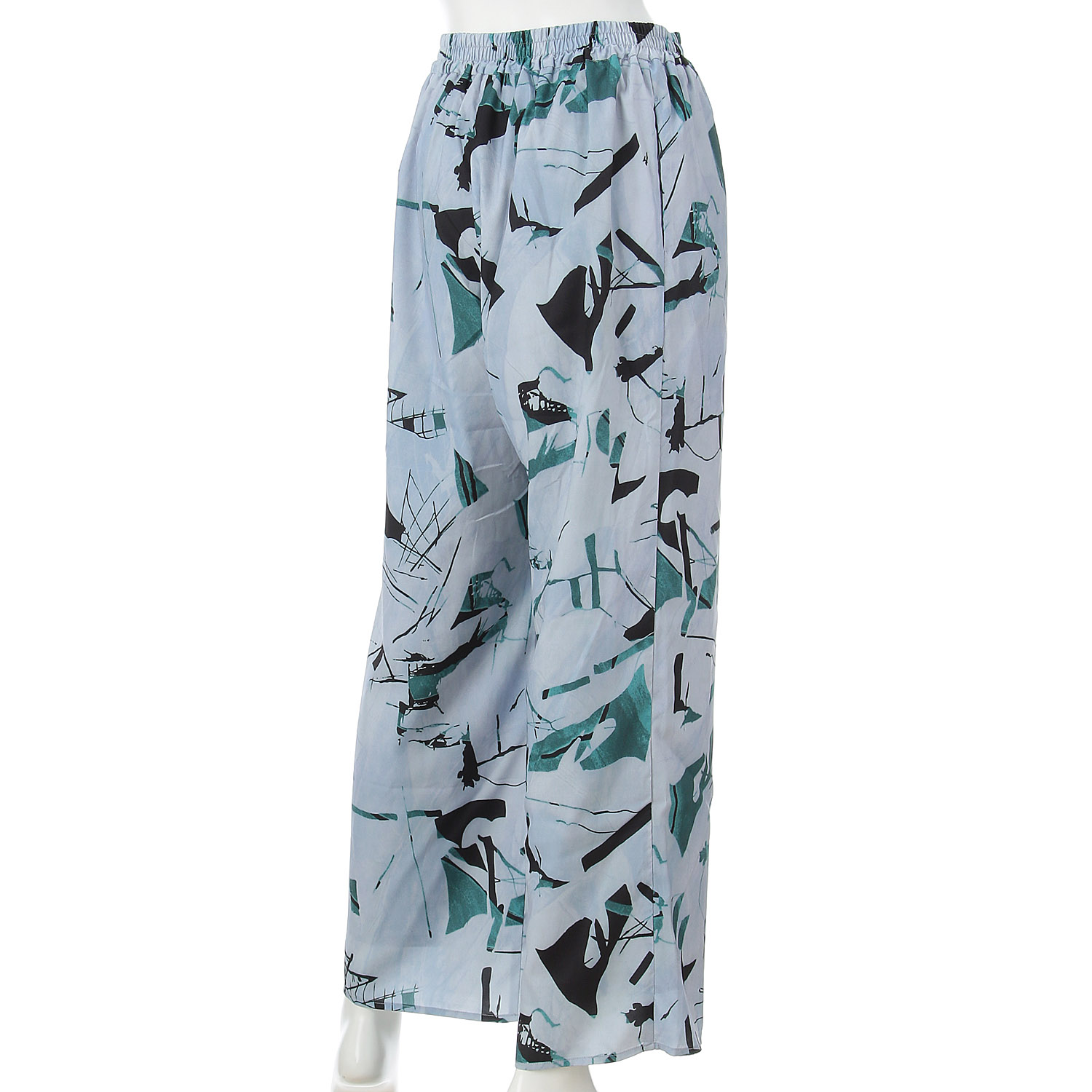 【Insta Live】Palm Riche ジオメトリック柄リラックスパンツ - 画像10