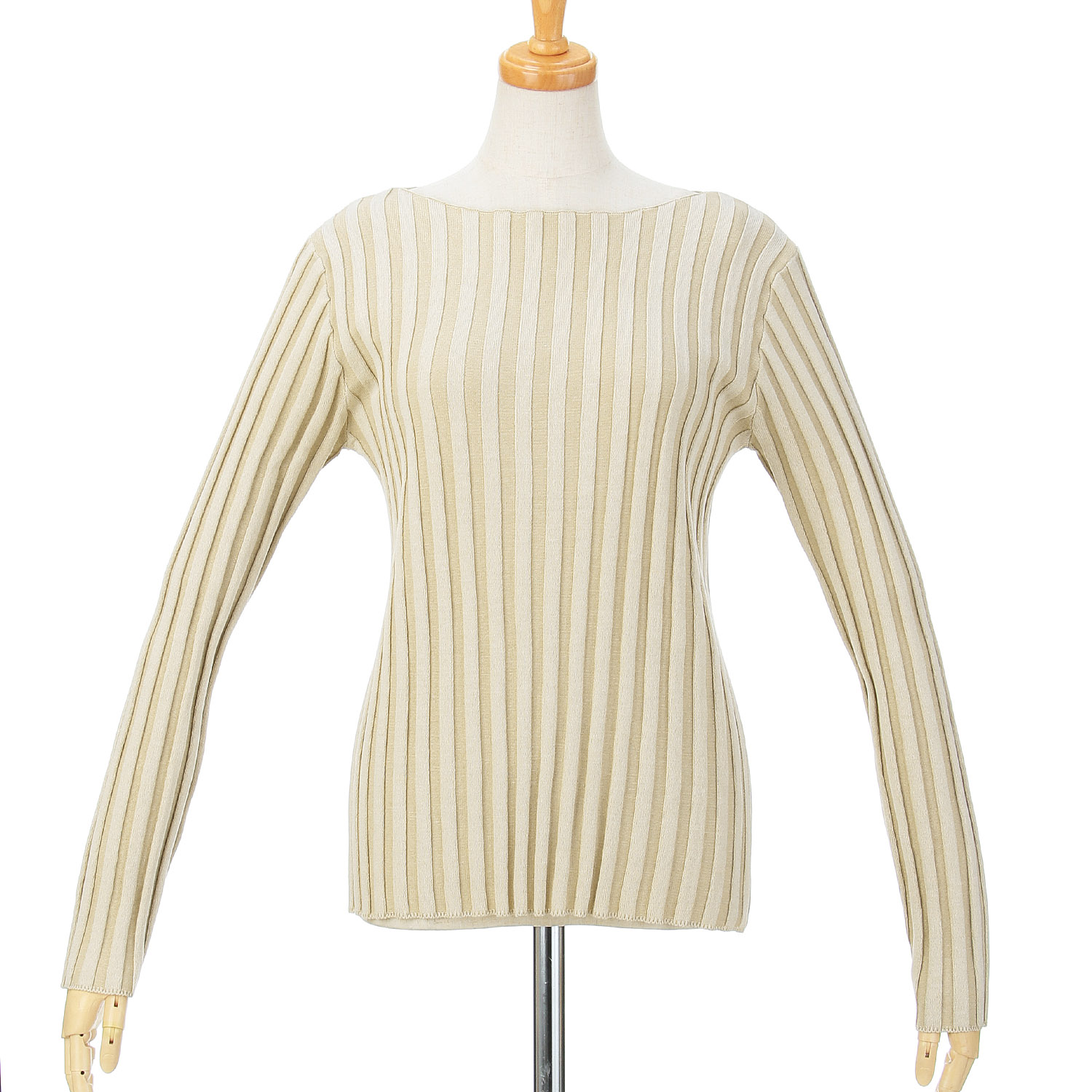 ザンパ ワイドリブボートネックプルオーバー - 画像4