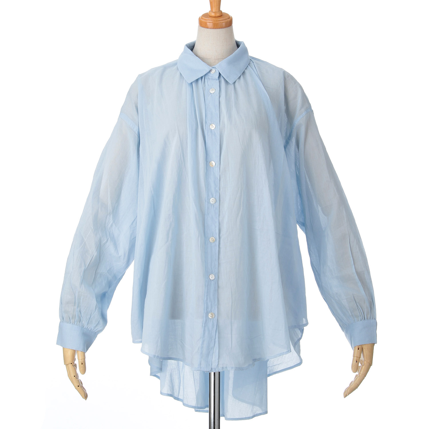 ザンパ 綿ローンチュニックシャツ - 画像6