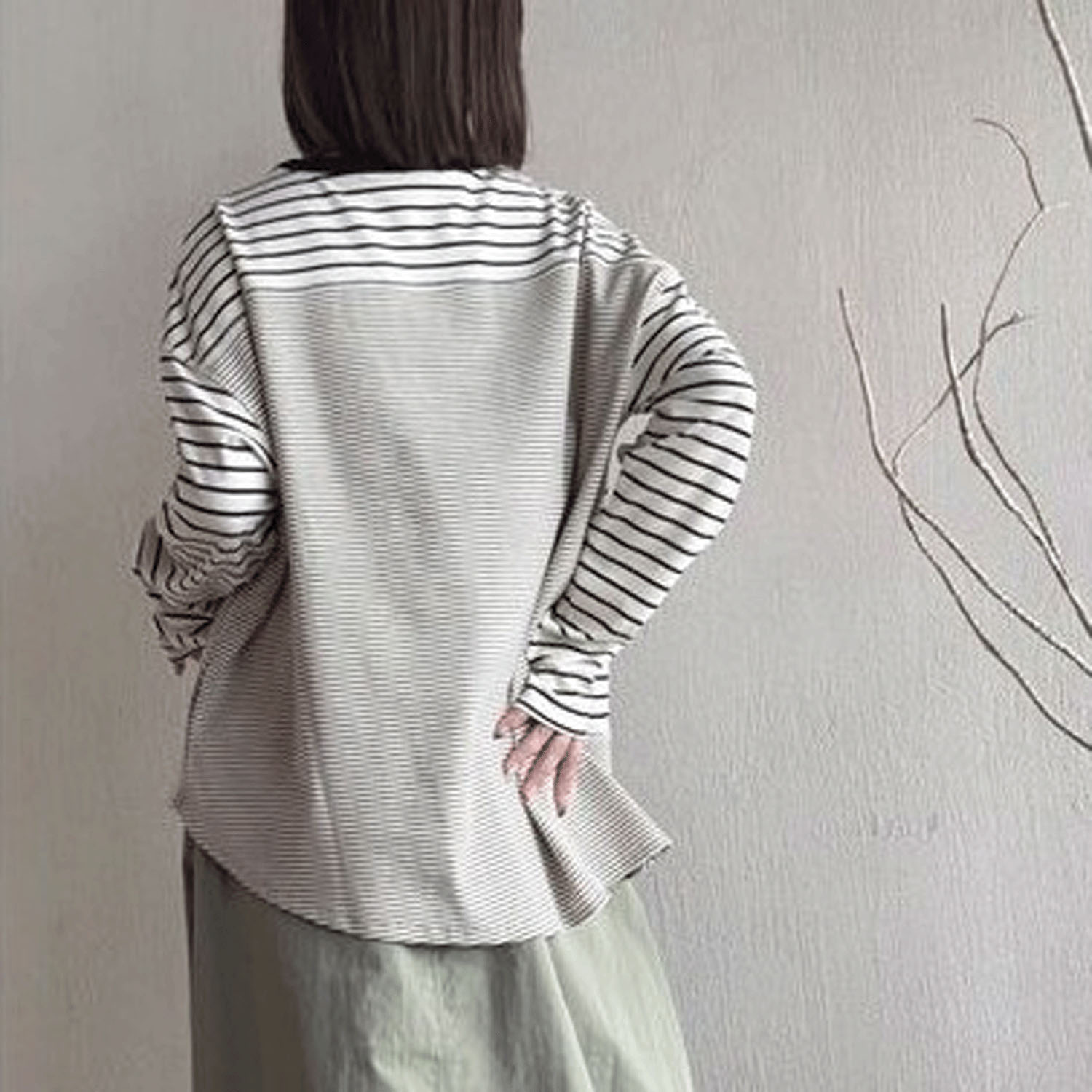 ザンパボーダー切替ワイドプルオーバー - 画像5