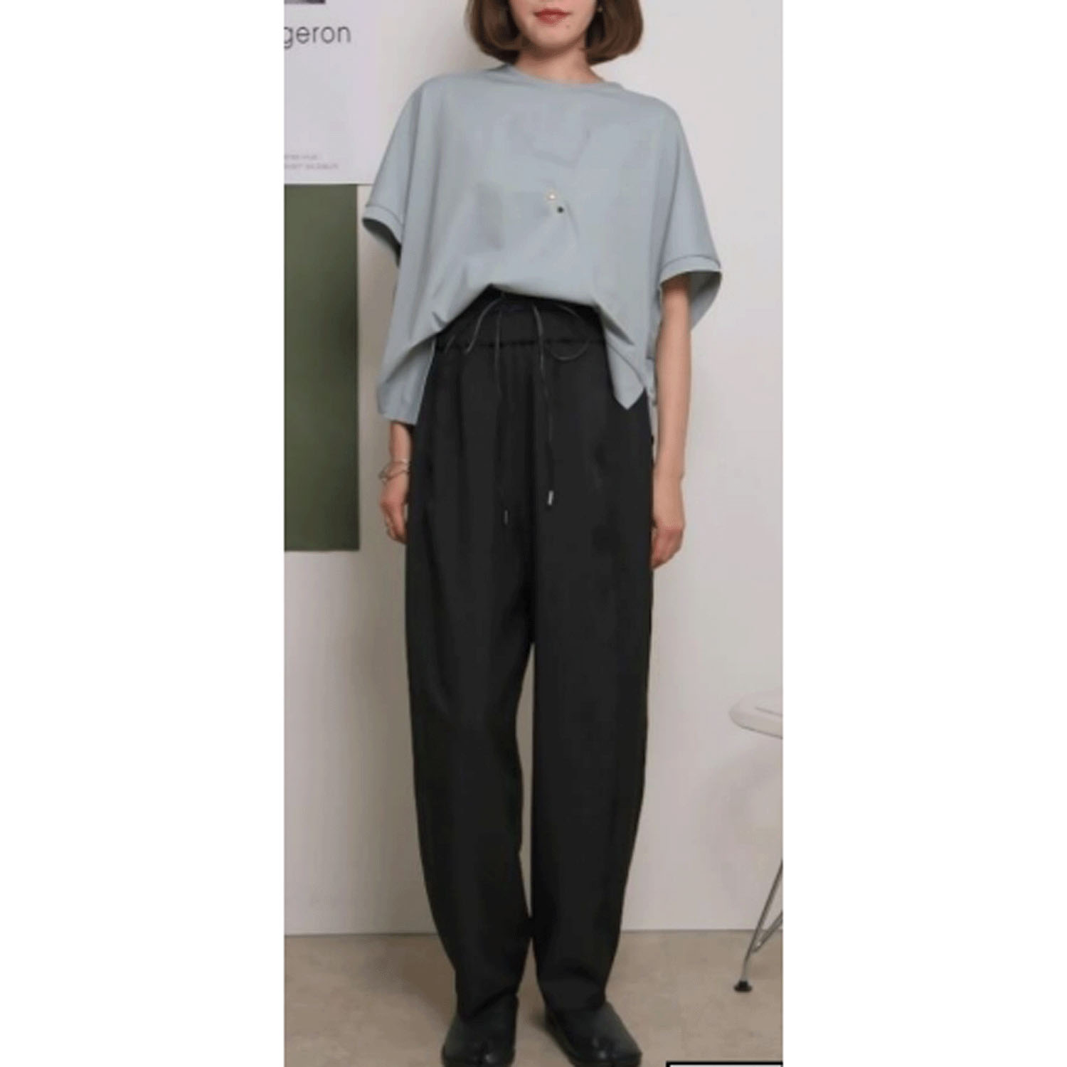 Palm Riche  ウエストレイヤードパンツ - 画像1