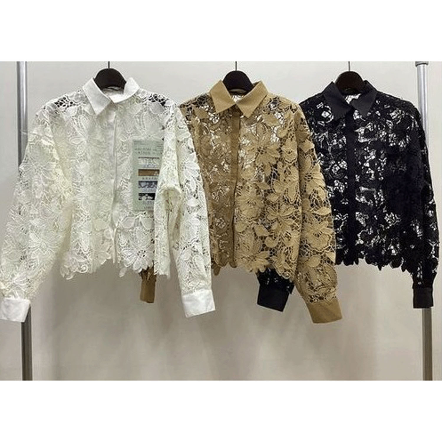 ザンパ ボタニカルレースショートシャツ - 画像2