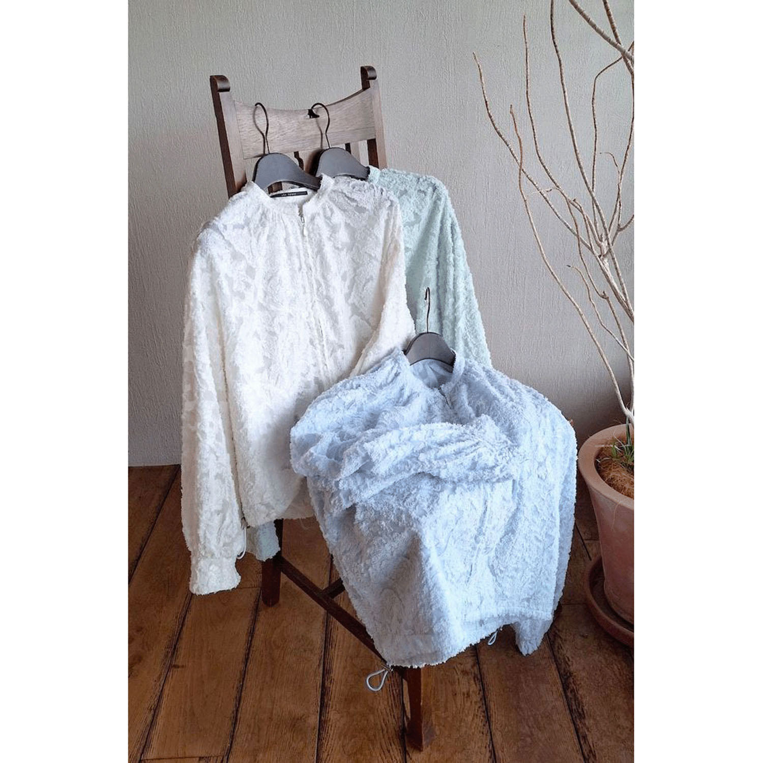 ザンパ カットジャカードブルゾン - 画像2