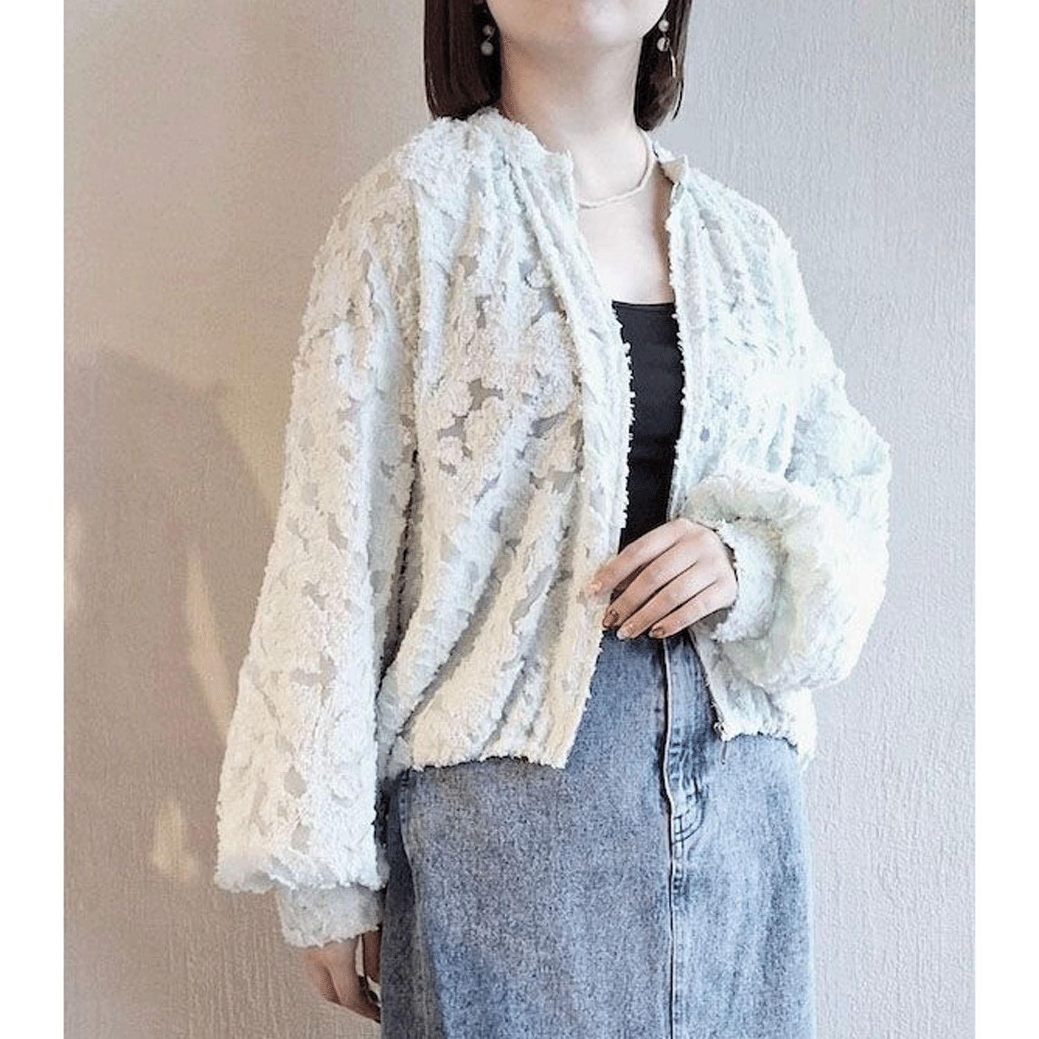 ザンパ カットジャカードブルゾン - 画像4