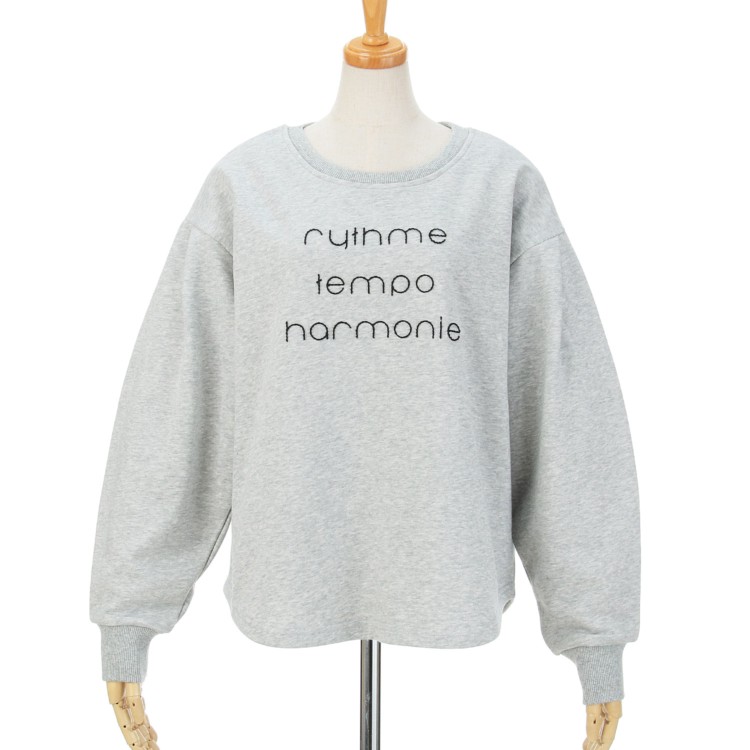 ザンパ ロゴ刺繍ロングスリーブプルオーバー - 画像1