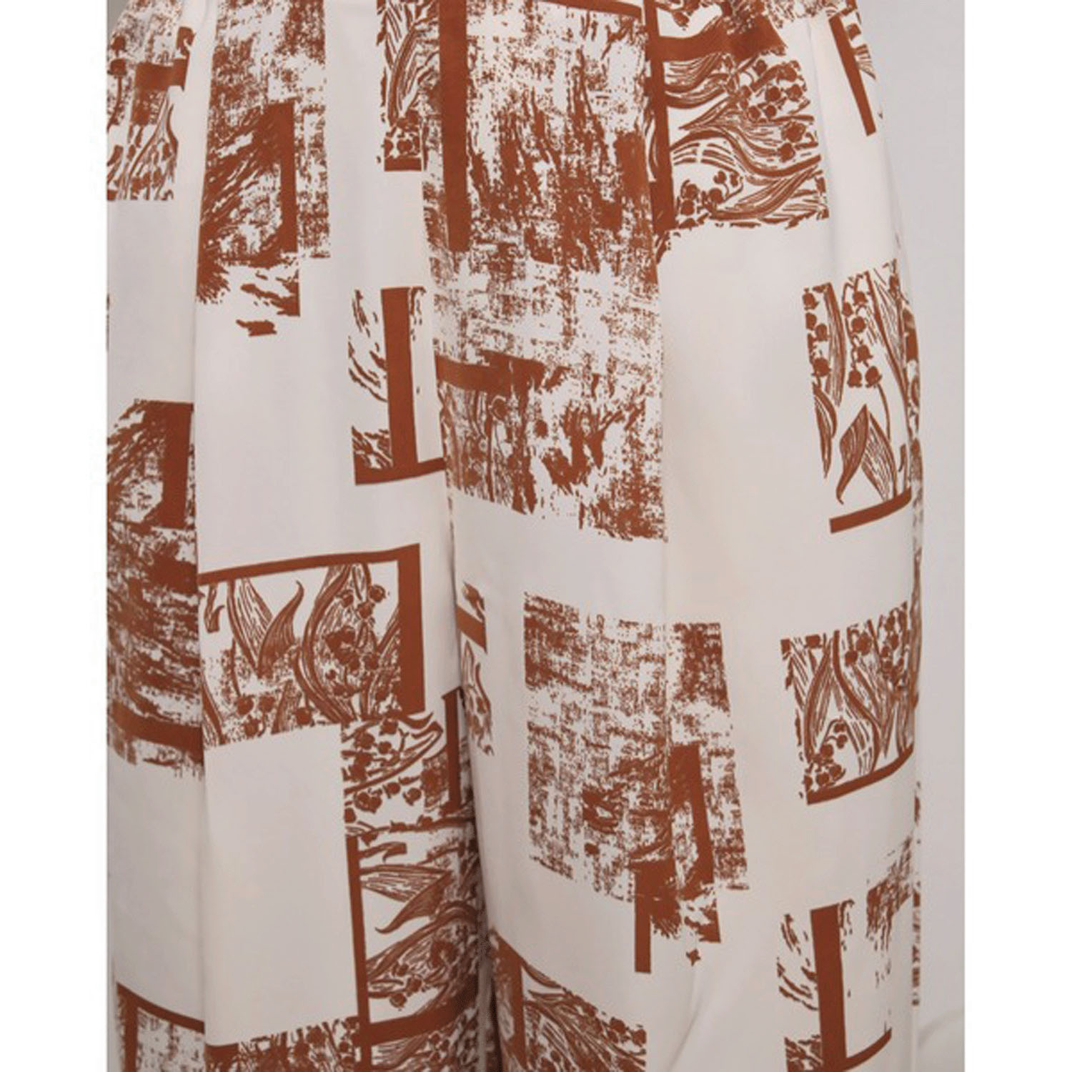 Palm Riche モノトーン柄リラックスパンツ - 画像13