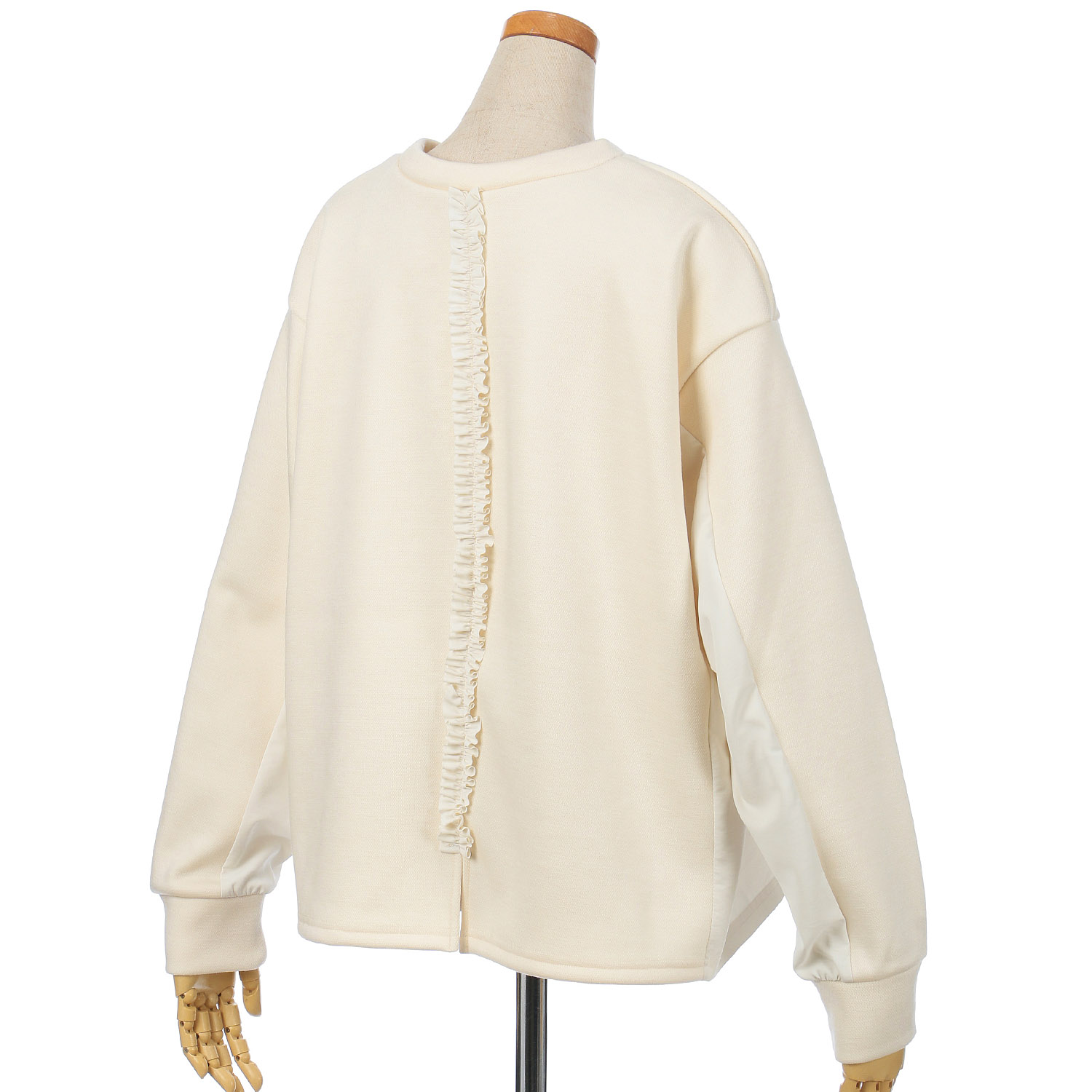 Emilyan ボンディングジャージ切替プルオーバー - 画像5