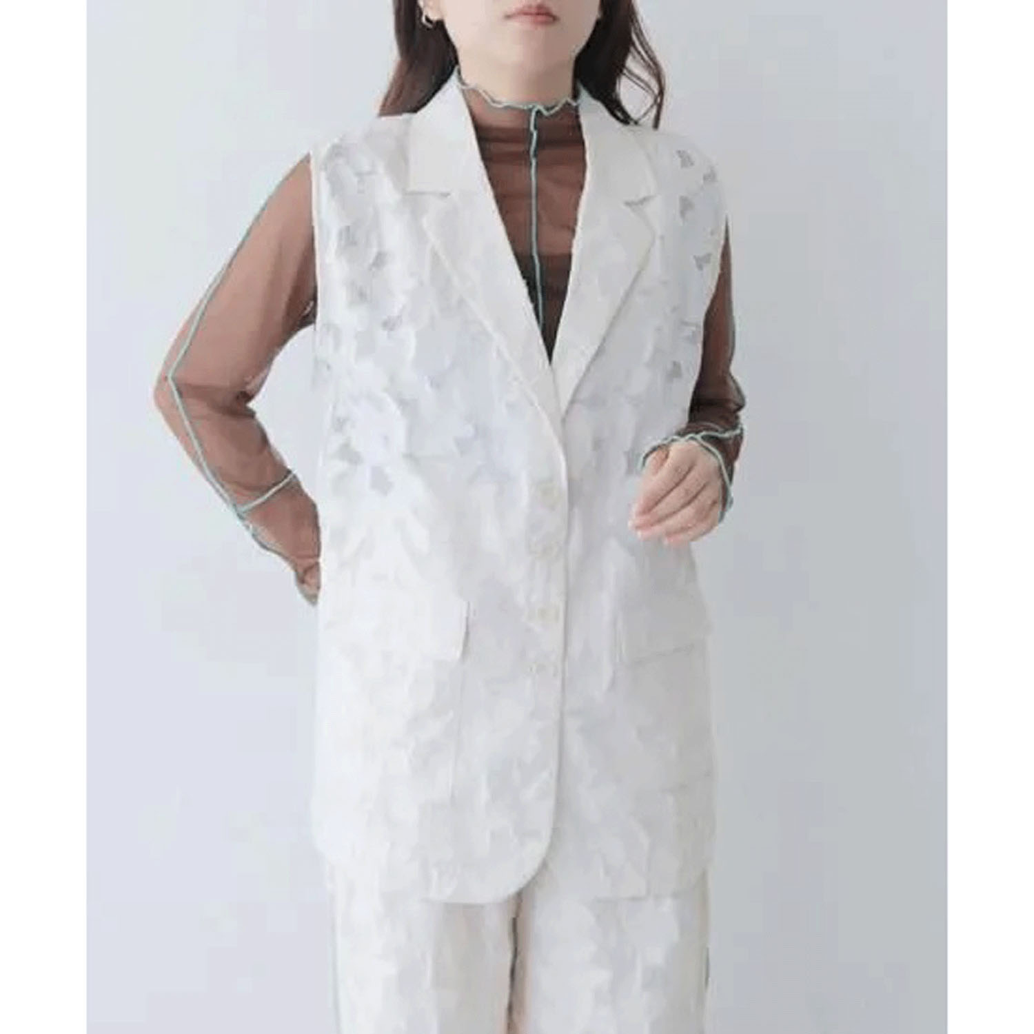 【Insta Live】vingtrois シアージャガードジレ - 画像3