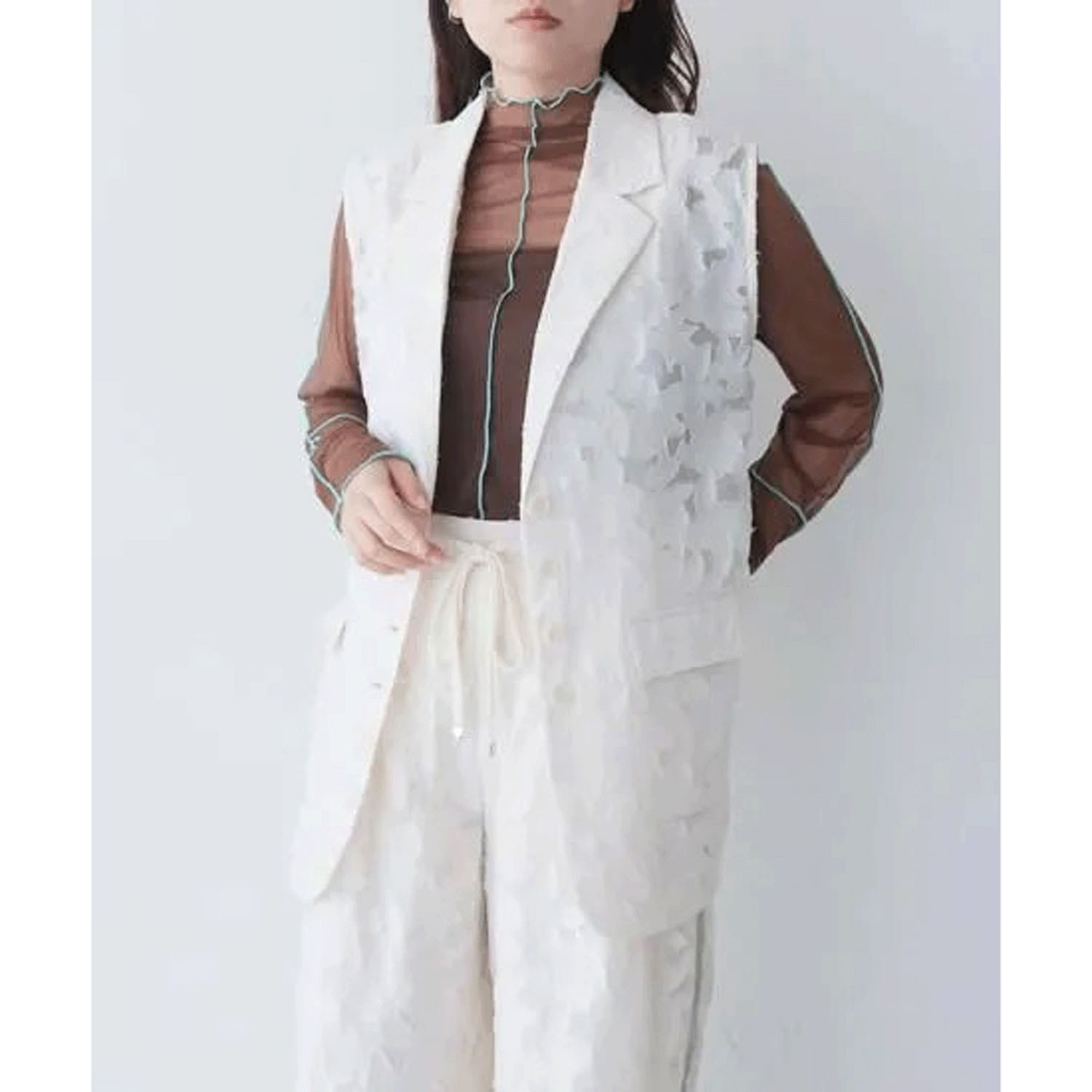 【Insta Live】vingtrois シアージャガードジレ - 画像10