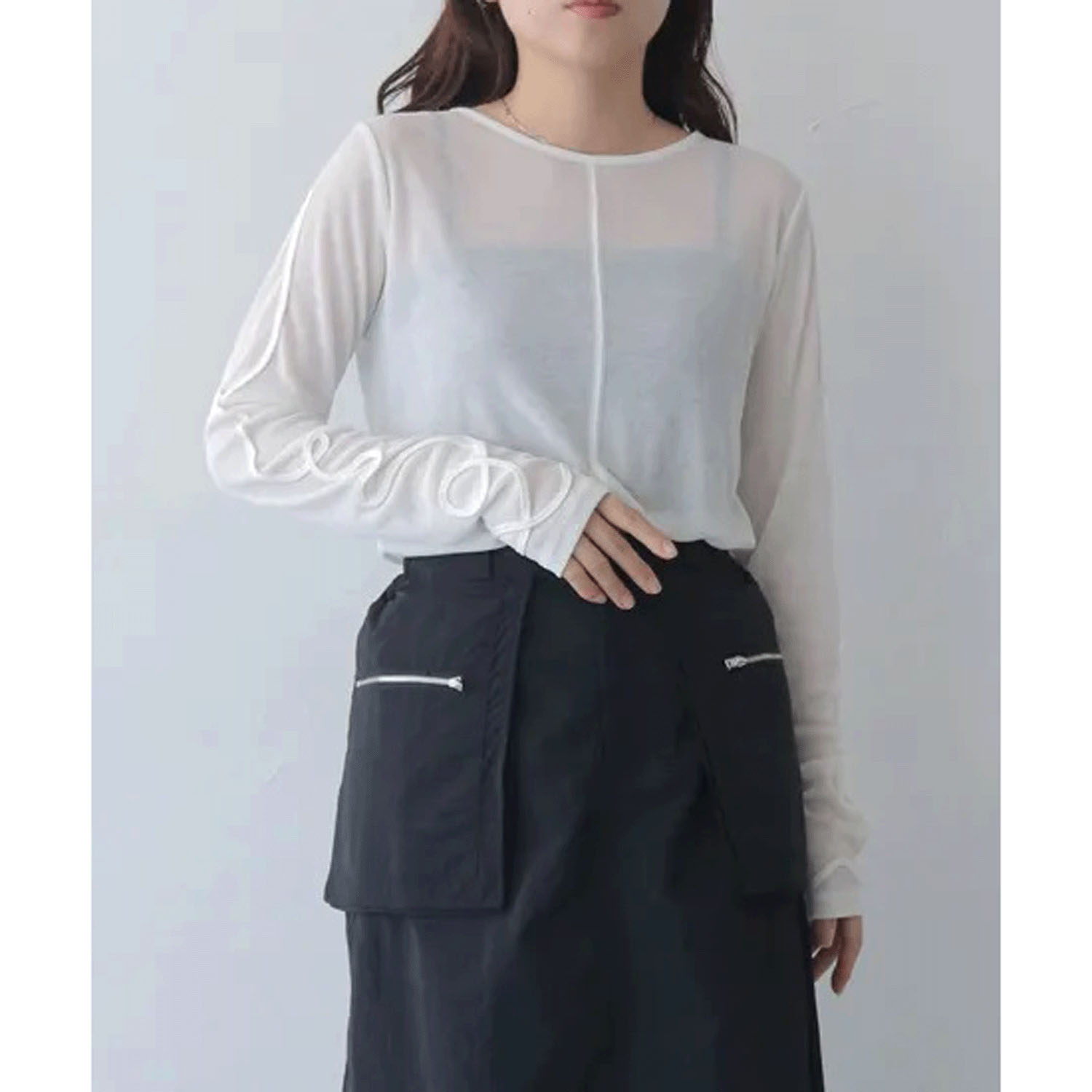 vingtrois  コード刺繍インナー - 画像5