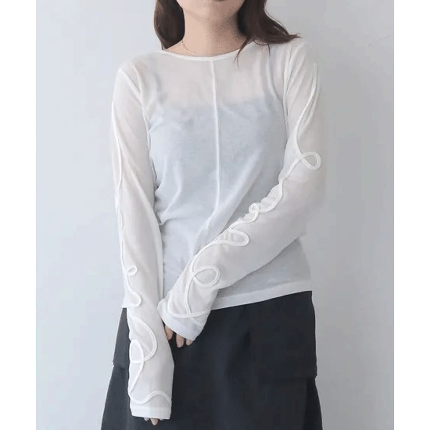 vingtrois  コード刺繍インナー - 画像1