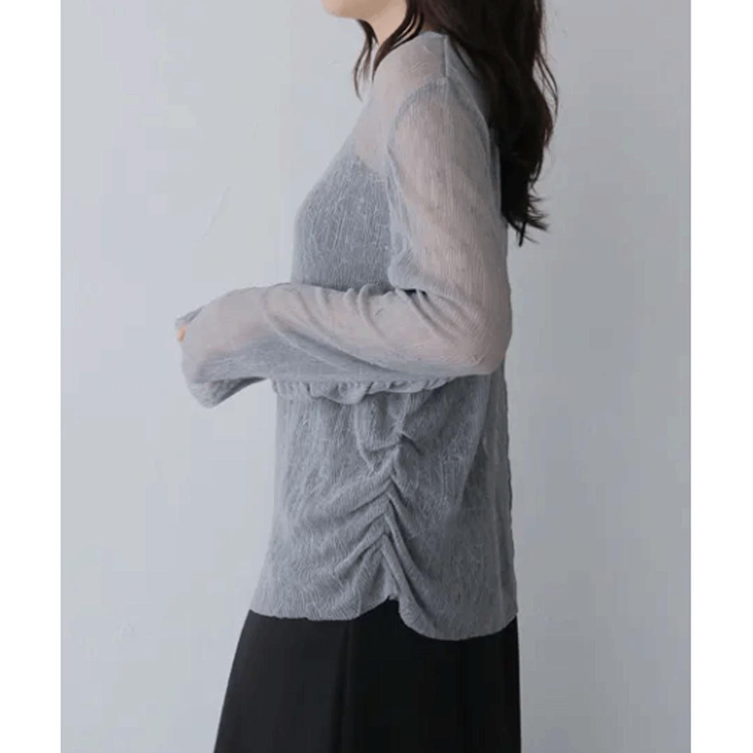 vingtrois シワ加工ギャザーインナー - 画像4