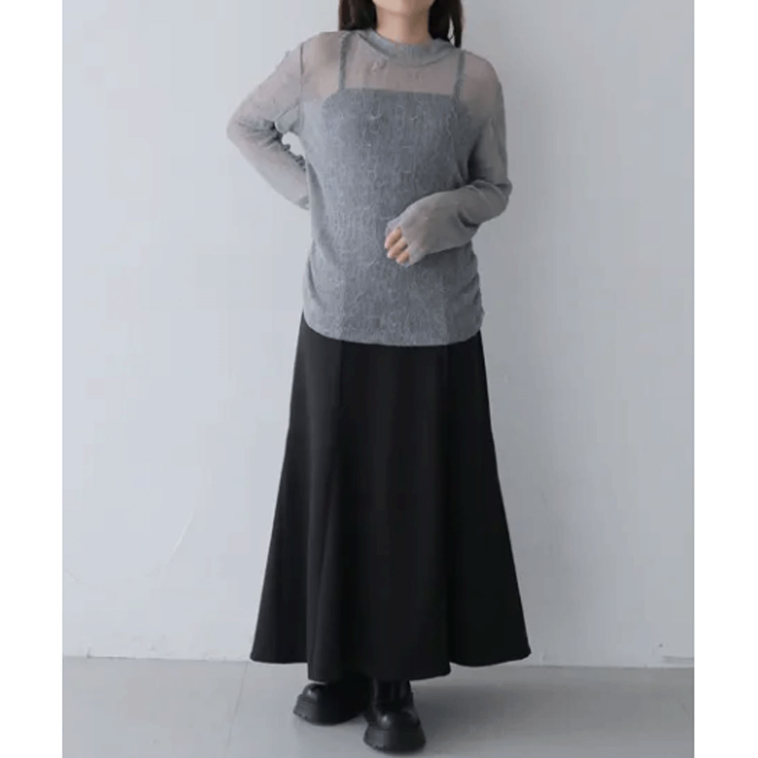 vingtrois シワ加工ギャザーインナー - 画像6