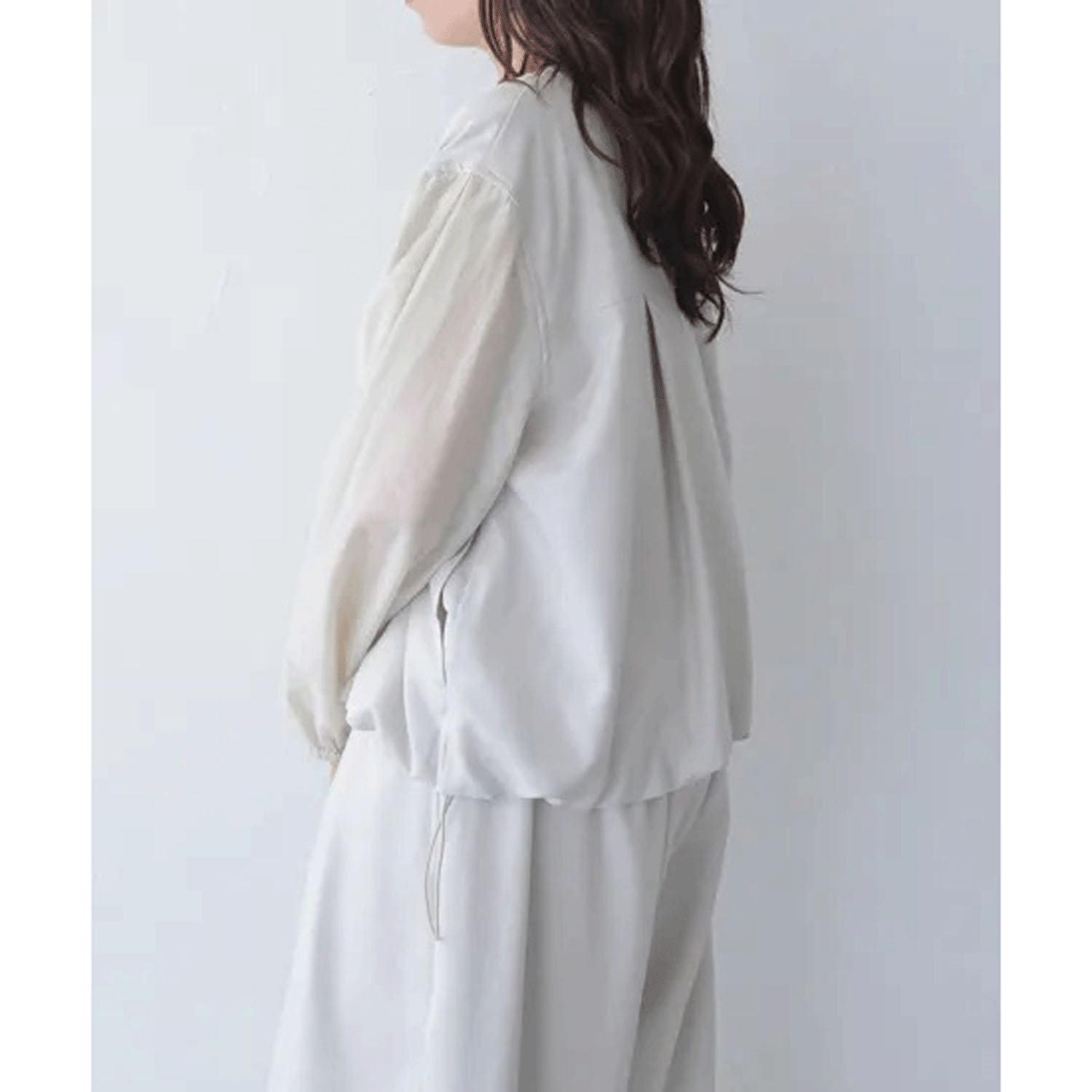 vingtrois リネンタッチブルゾン - 画像5