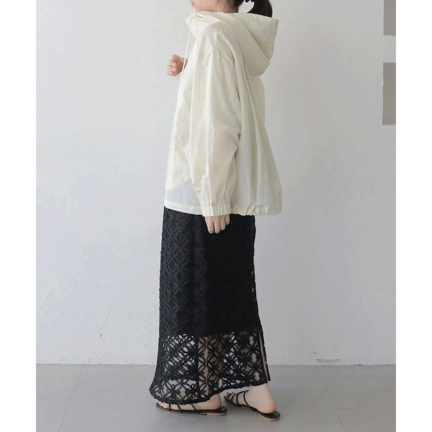 vingtrois  ブライトシアーアノラックパーカー - 画像8