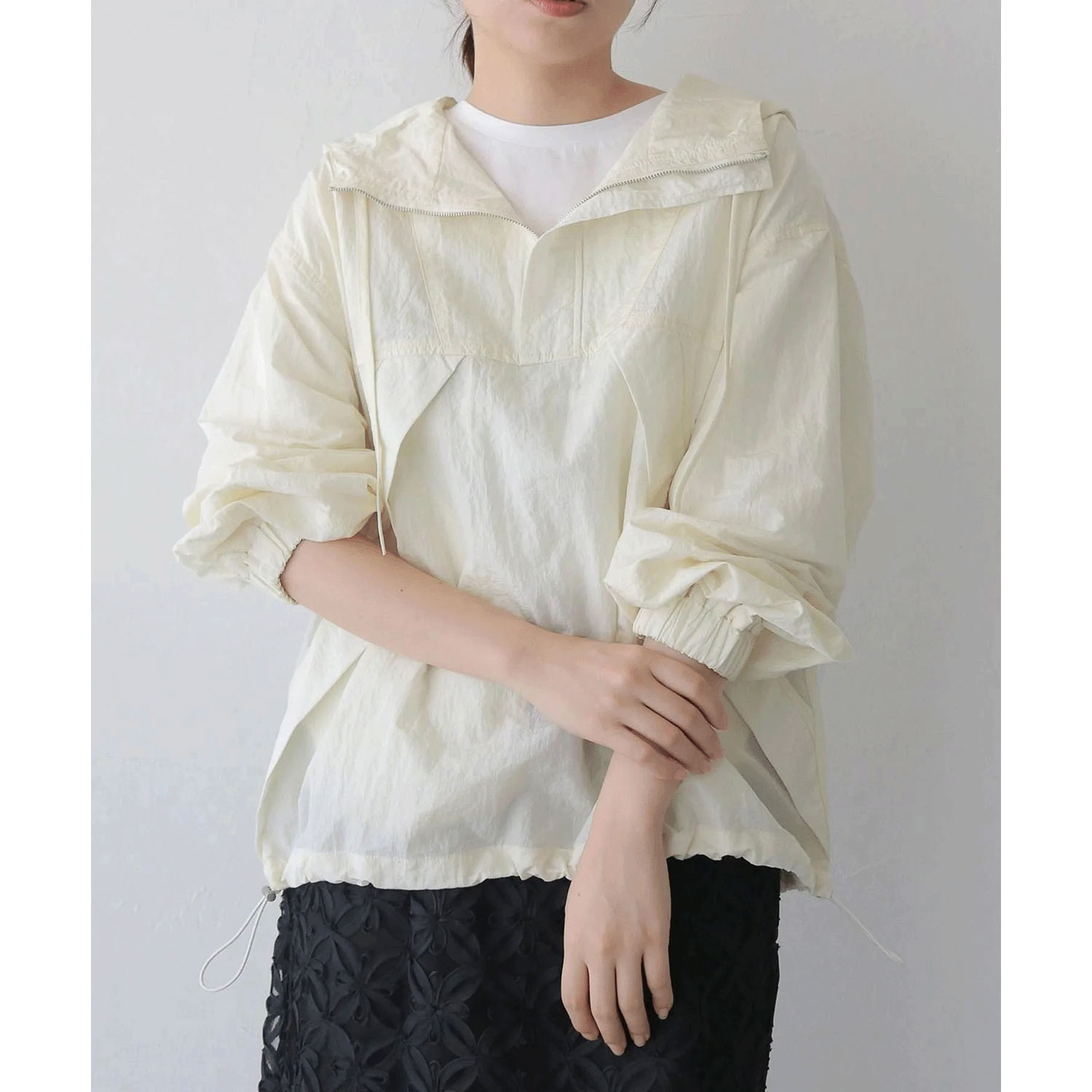 vingtrois  ブライトシアーアノラックパーカー - 画像1