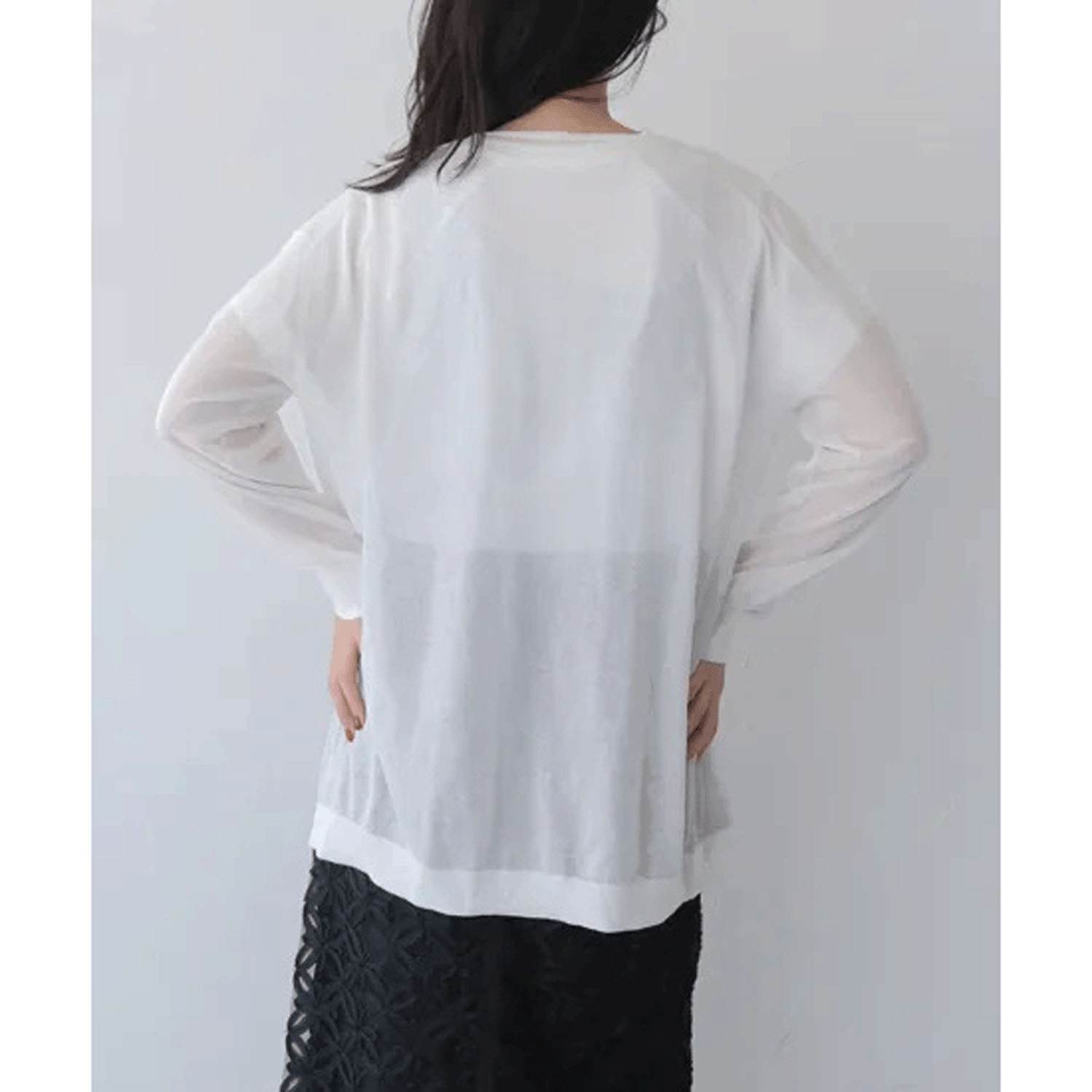 vingtrois レーヨンナイロンミドルトッパー - 画像9