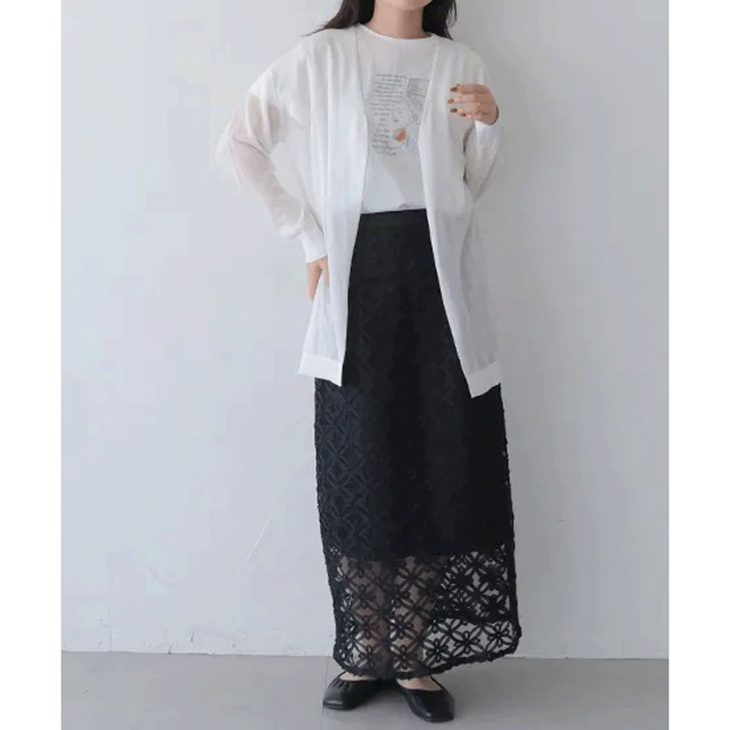 vingtrois レーヨンナイロンミドルトッパー - 画像10