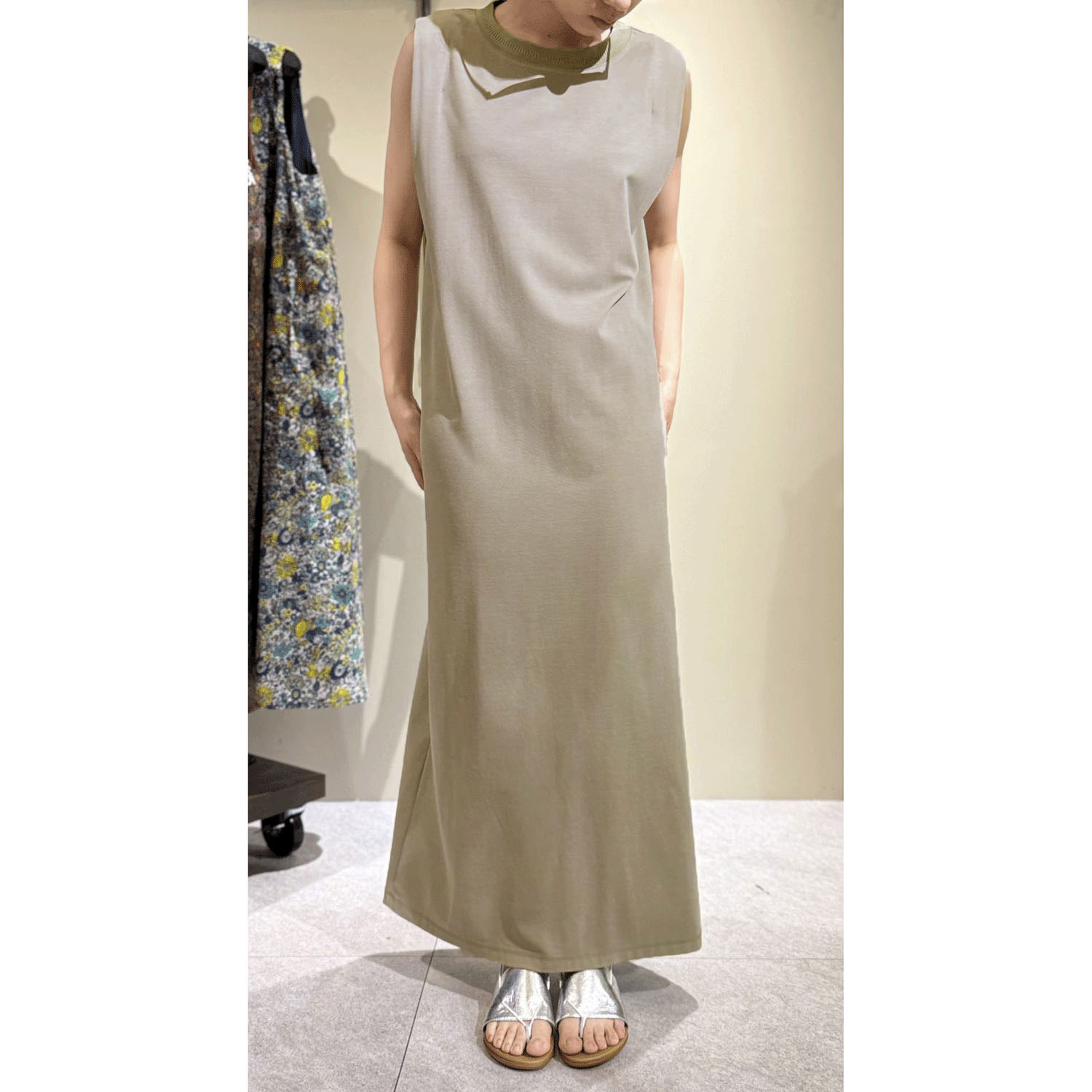 【Insta Live】33℃ ピグメントカットノースリーブワンピース - 画像2