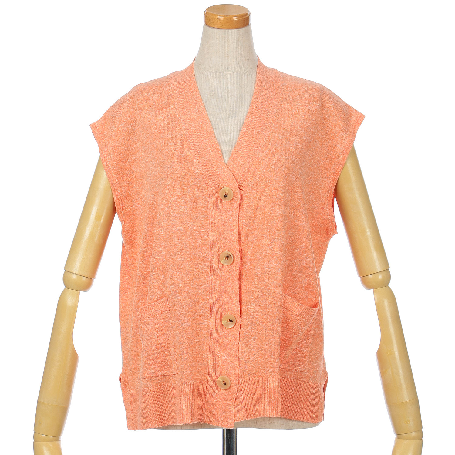 vingtrois  UVカットリネンタッチベスト - 画像12