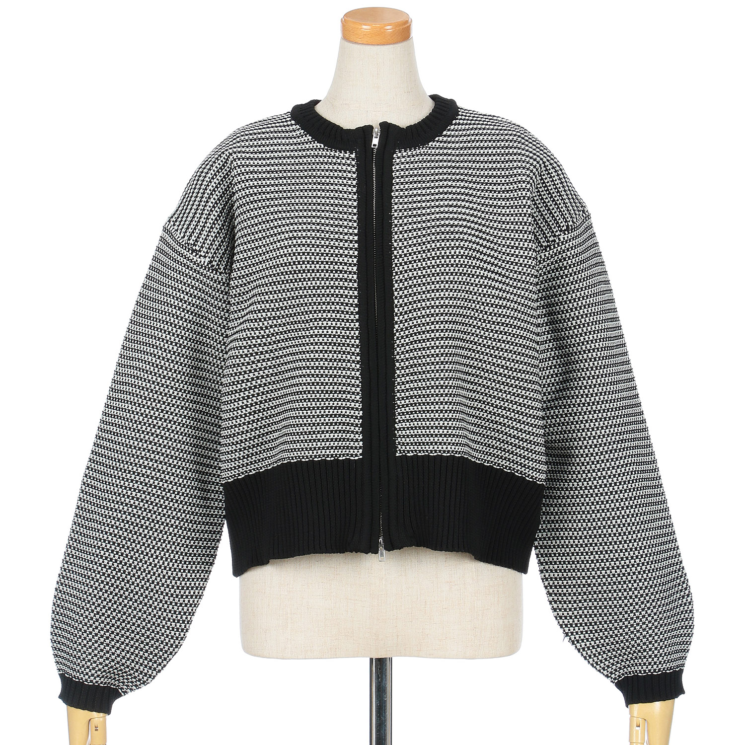 vingtrois ボーダーニットカーデ - 画像15