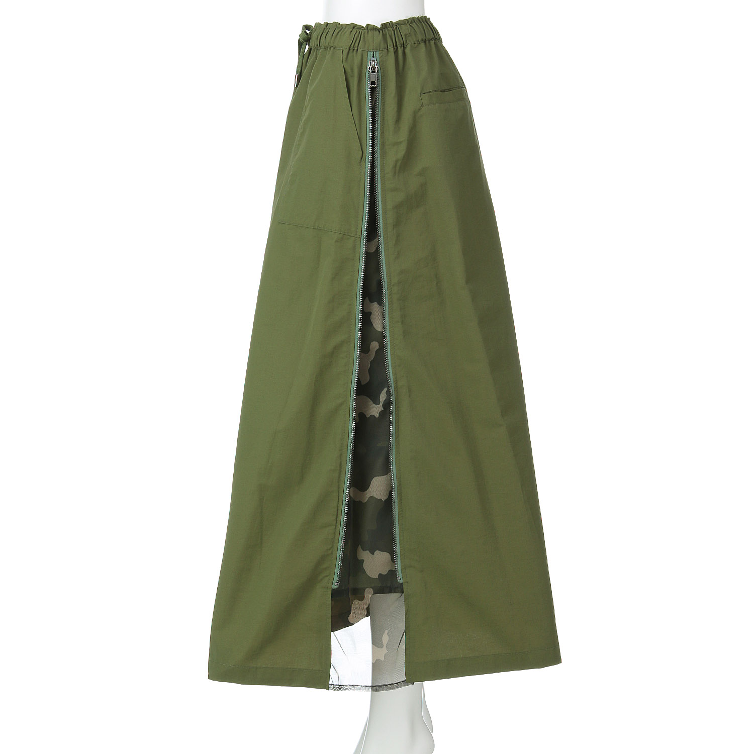 33℃／サイドZIP迷彩フレアスカート - 画像19