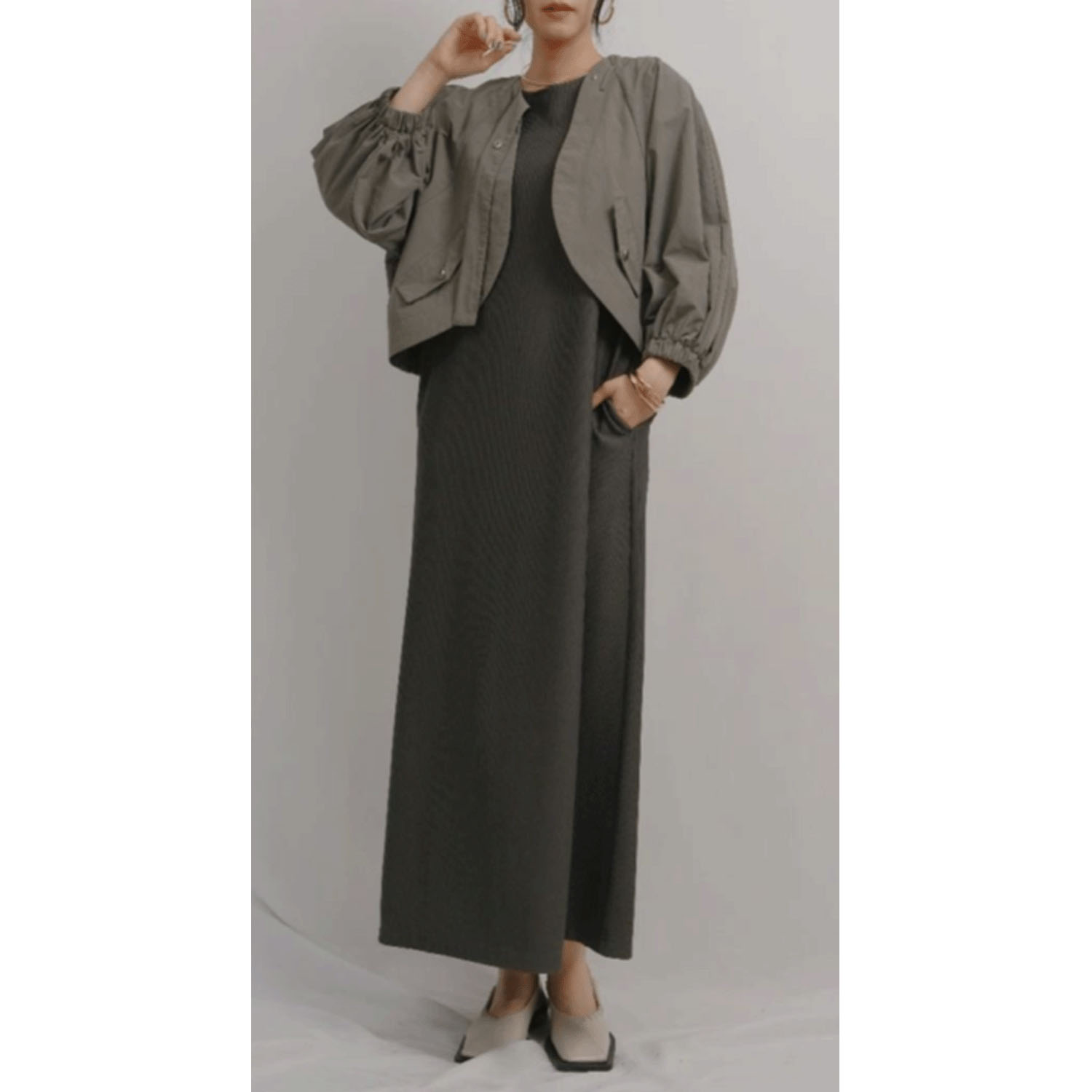 Palm Riche ボレロセットカットワンピース - 画像9