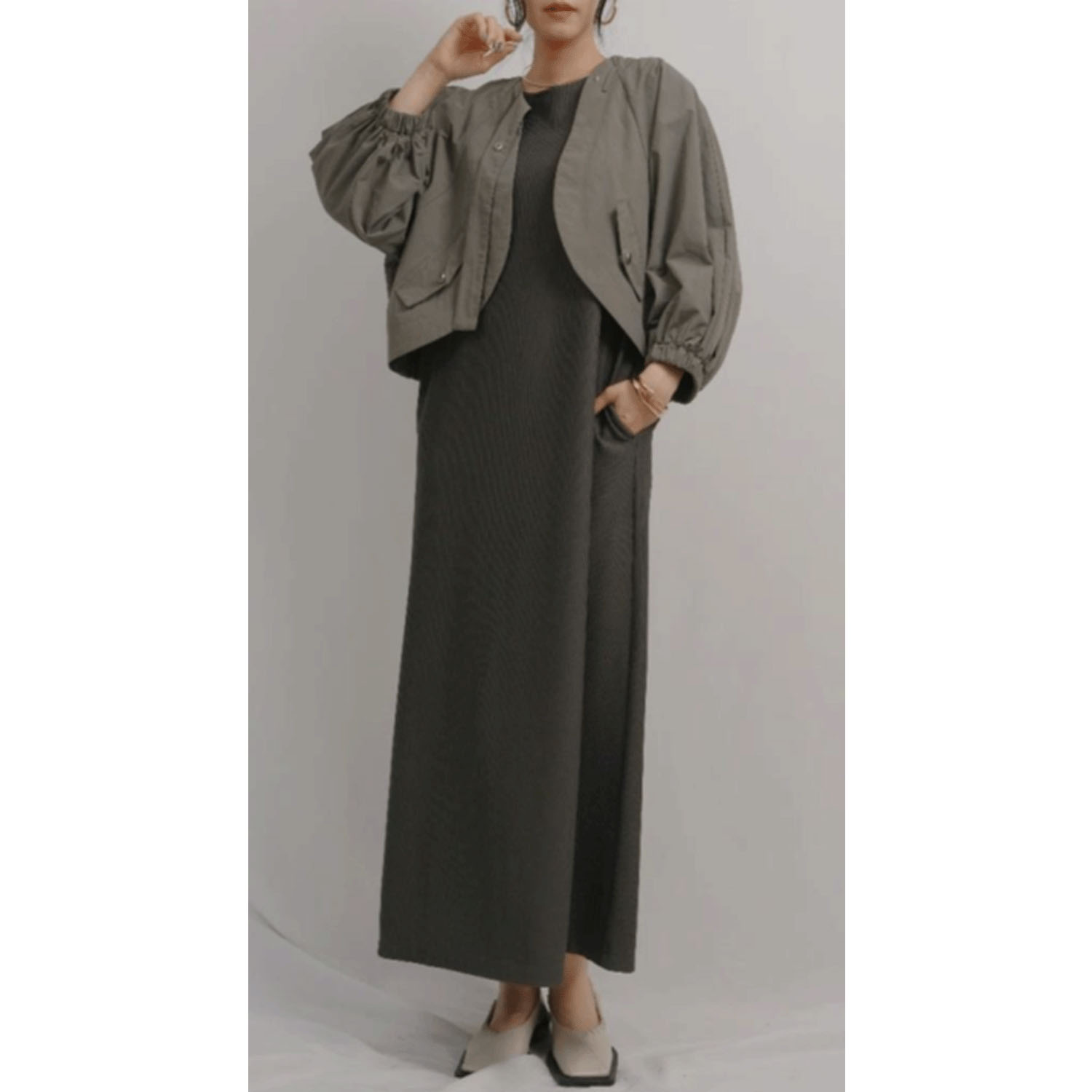 Palm Riche ボレロセットカットワンピース - 画像1