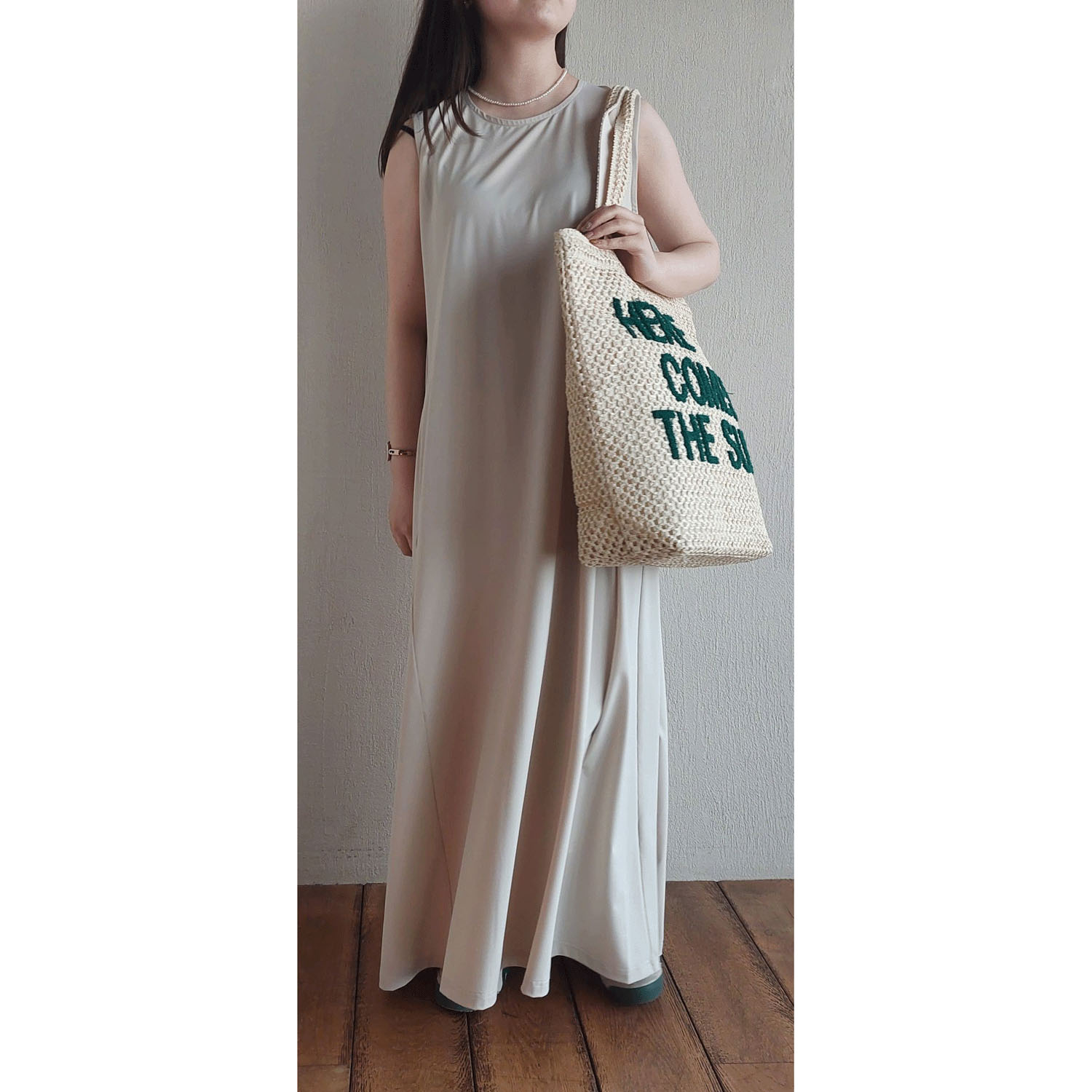 【InstaLive】ザンパ バックタックノースリーブワンピース - 画像5