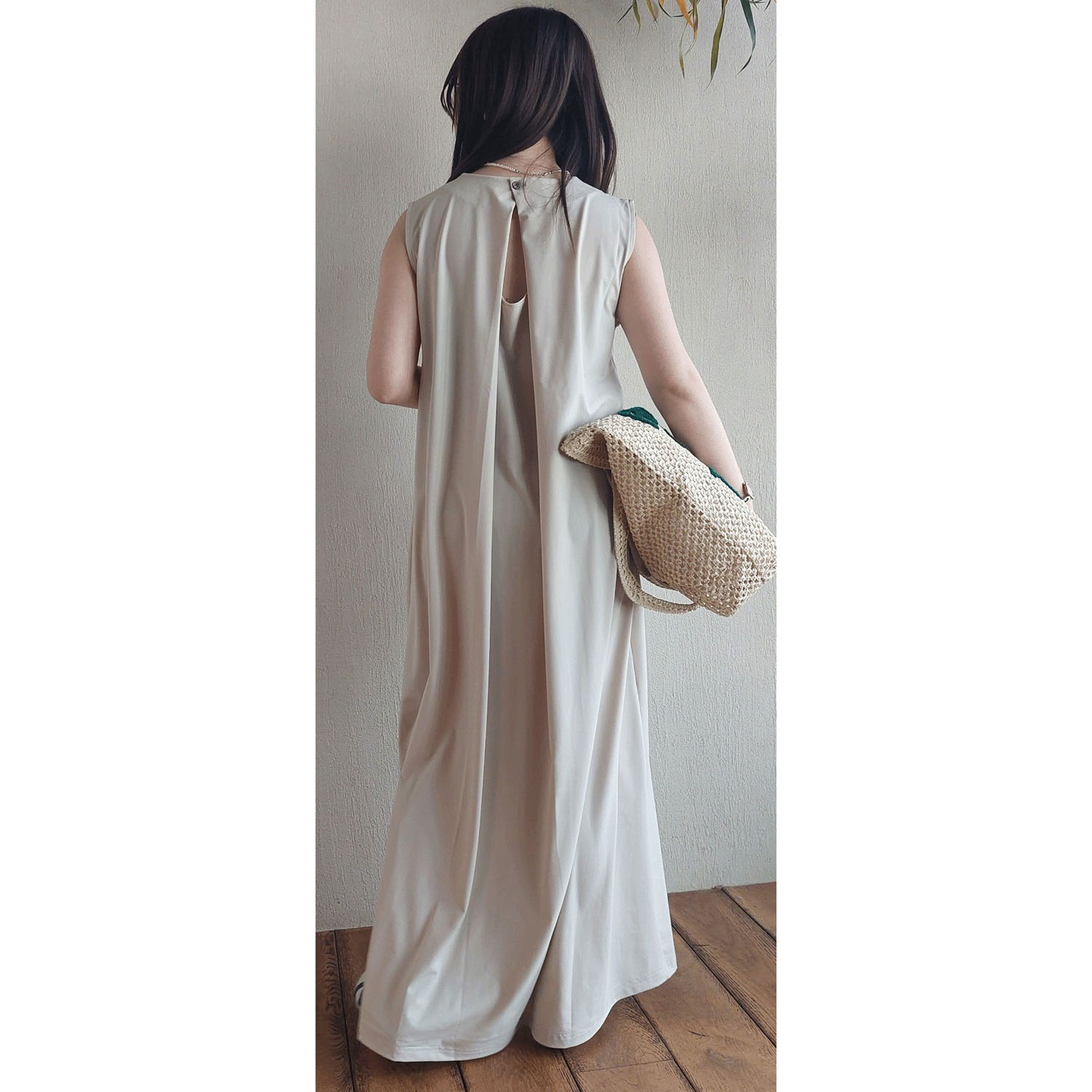 【InstaLive】ザンパ バックタックノースリーブワンピース - 画像6