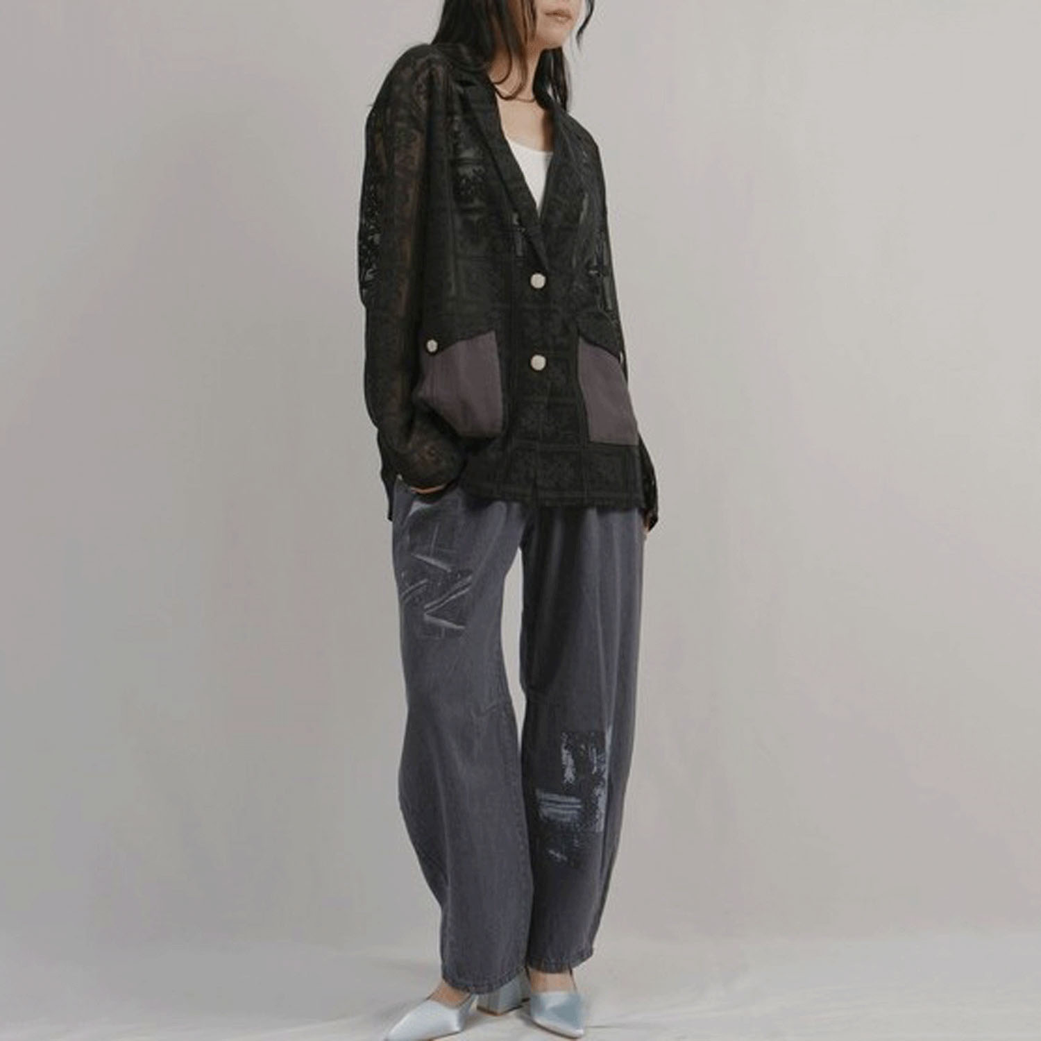 Palm Riche 2WAYレースジャケット - 画像17