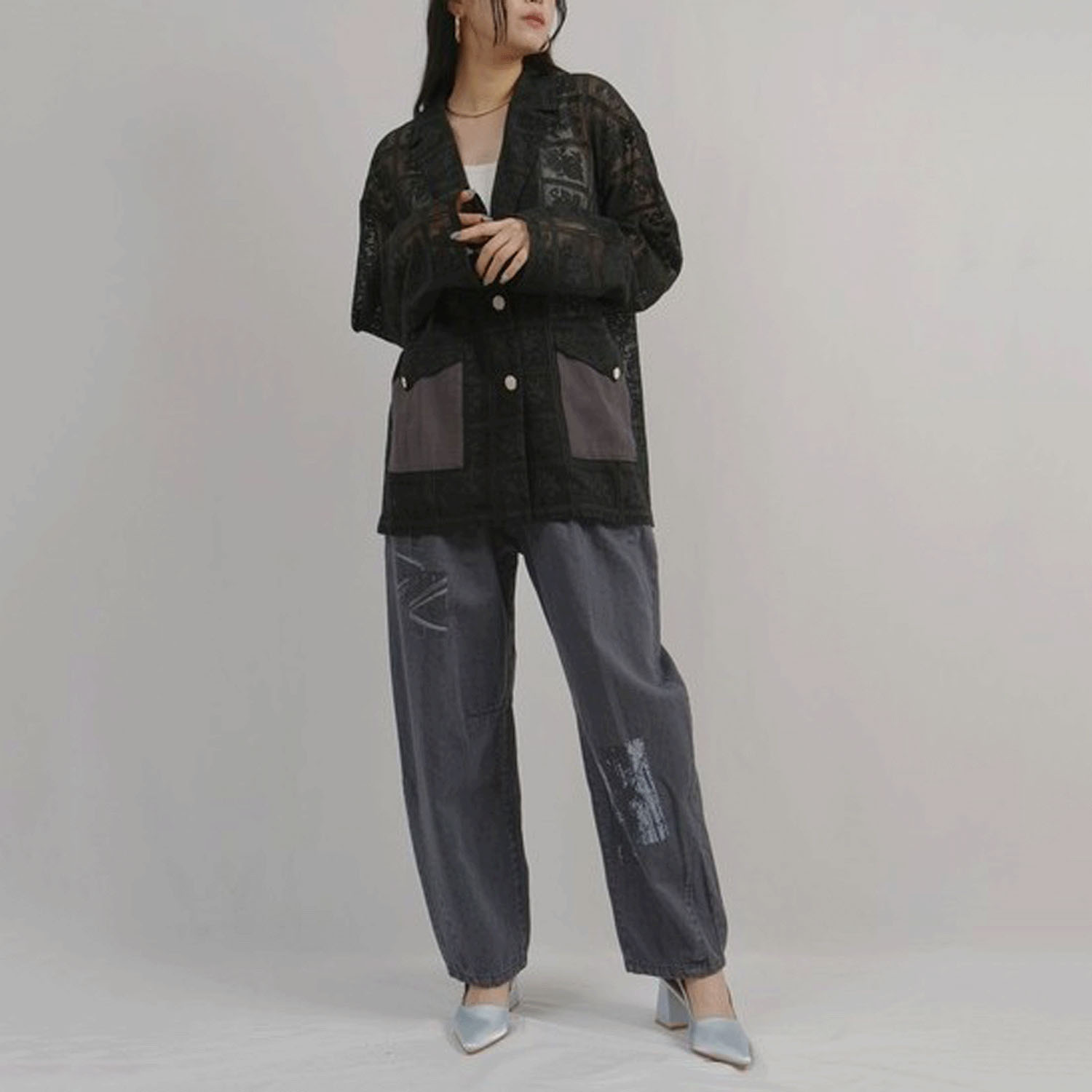 Palm Riche 2WAYレースジャケット - 画像18