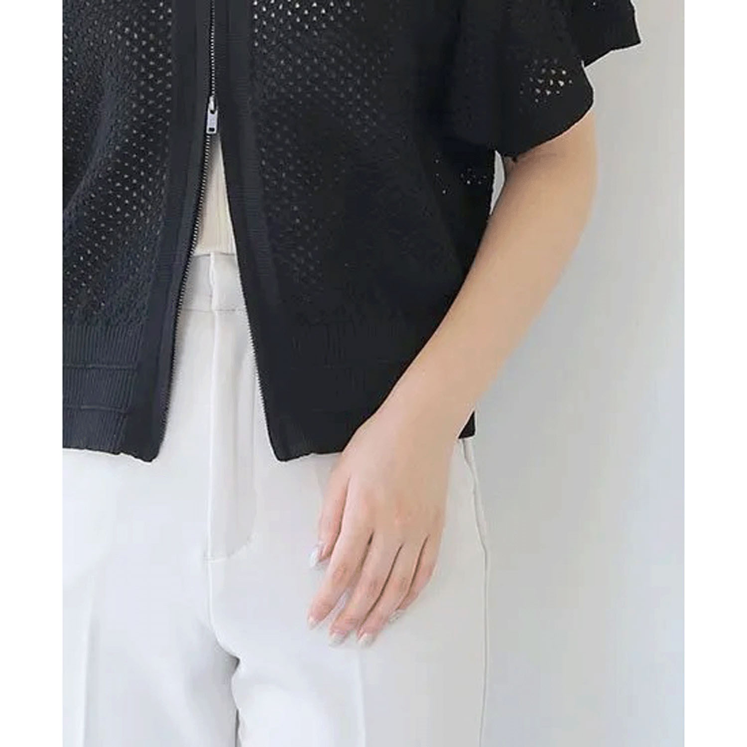 Vingtrois メッシュカーディガン - 画像15