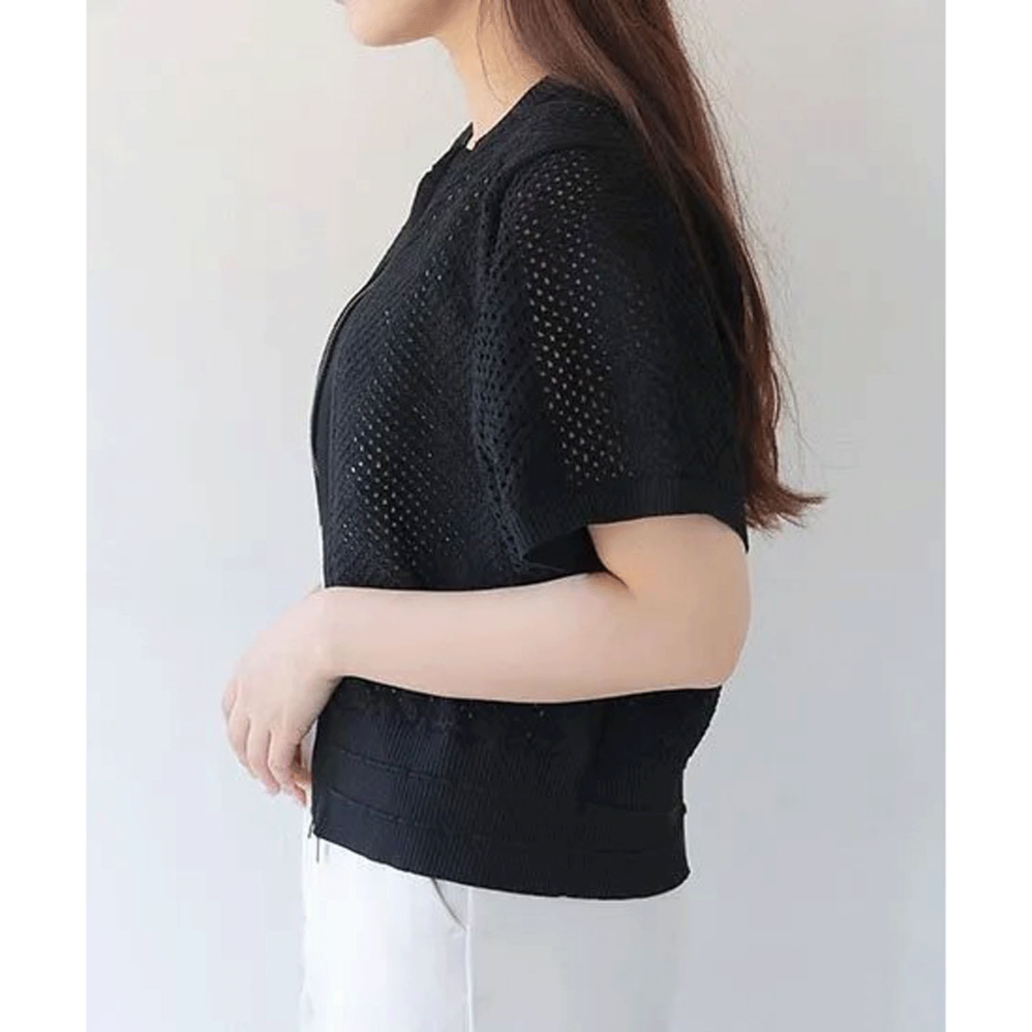 Vingtrois メッシュカーディガン - 画像6