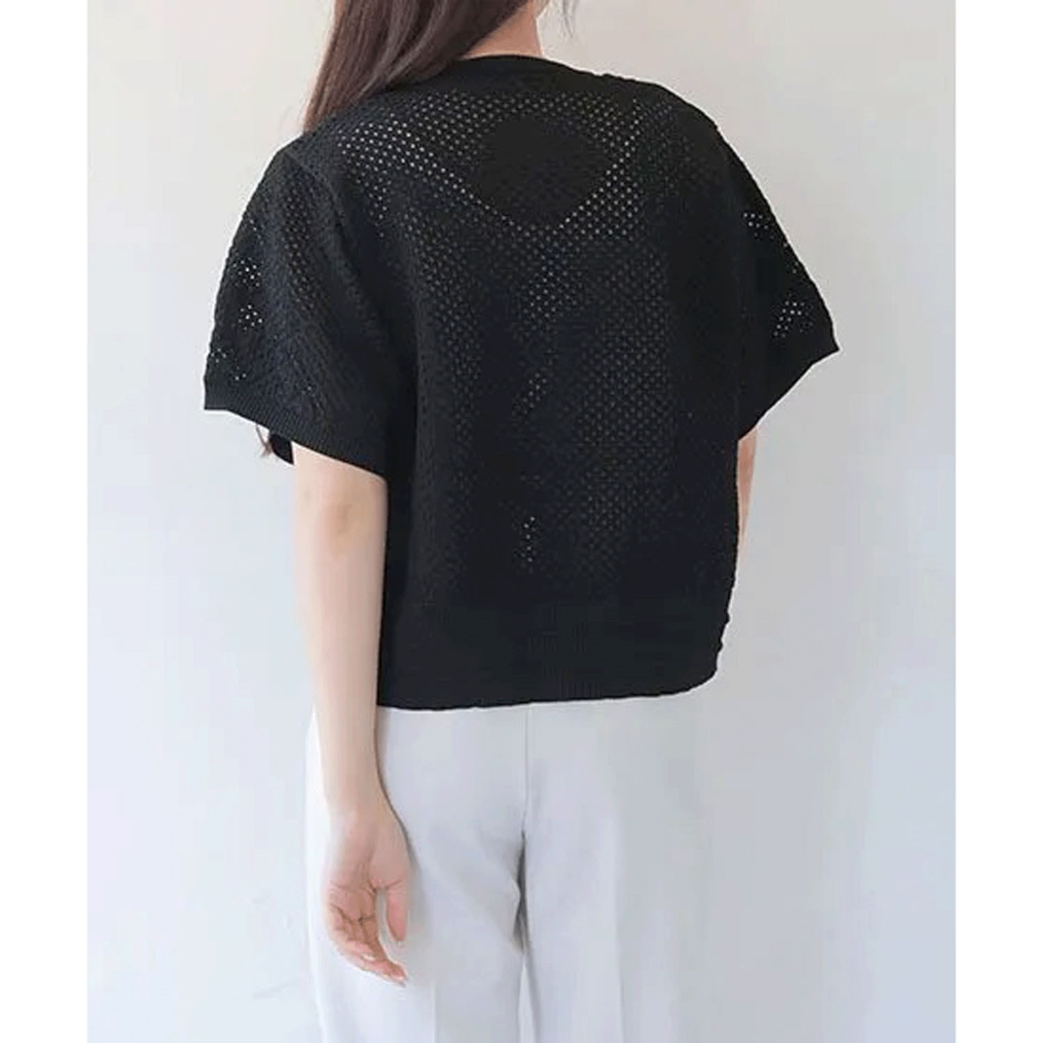 Vingtrois メッシュカーディガン - 画像7