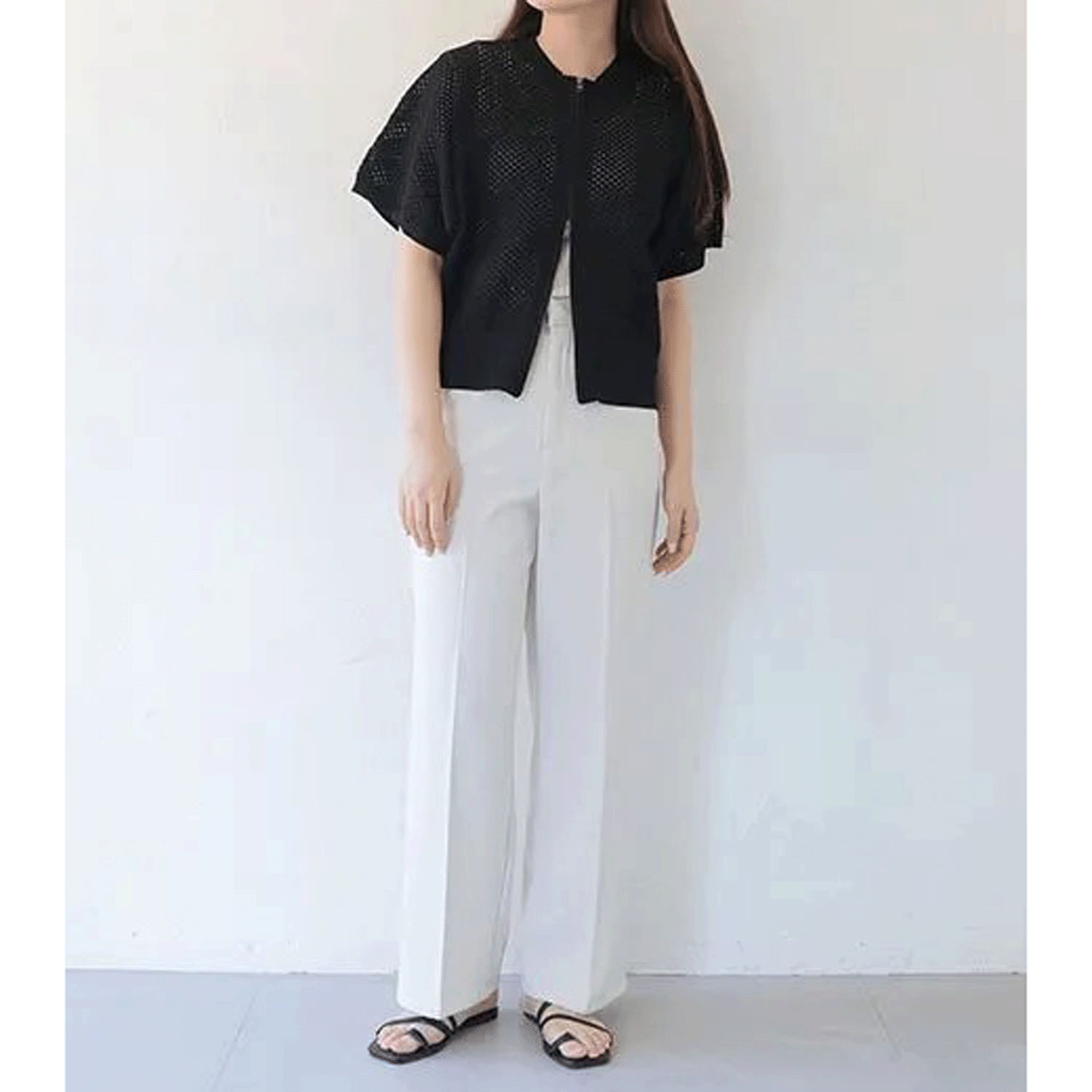 Vingtrois メッシュカーディガン - 画像10