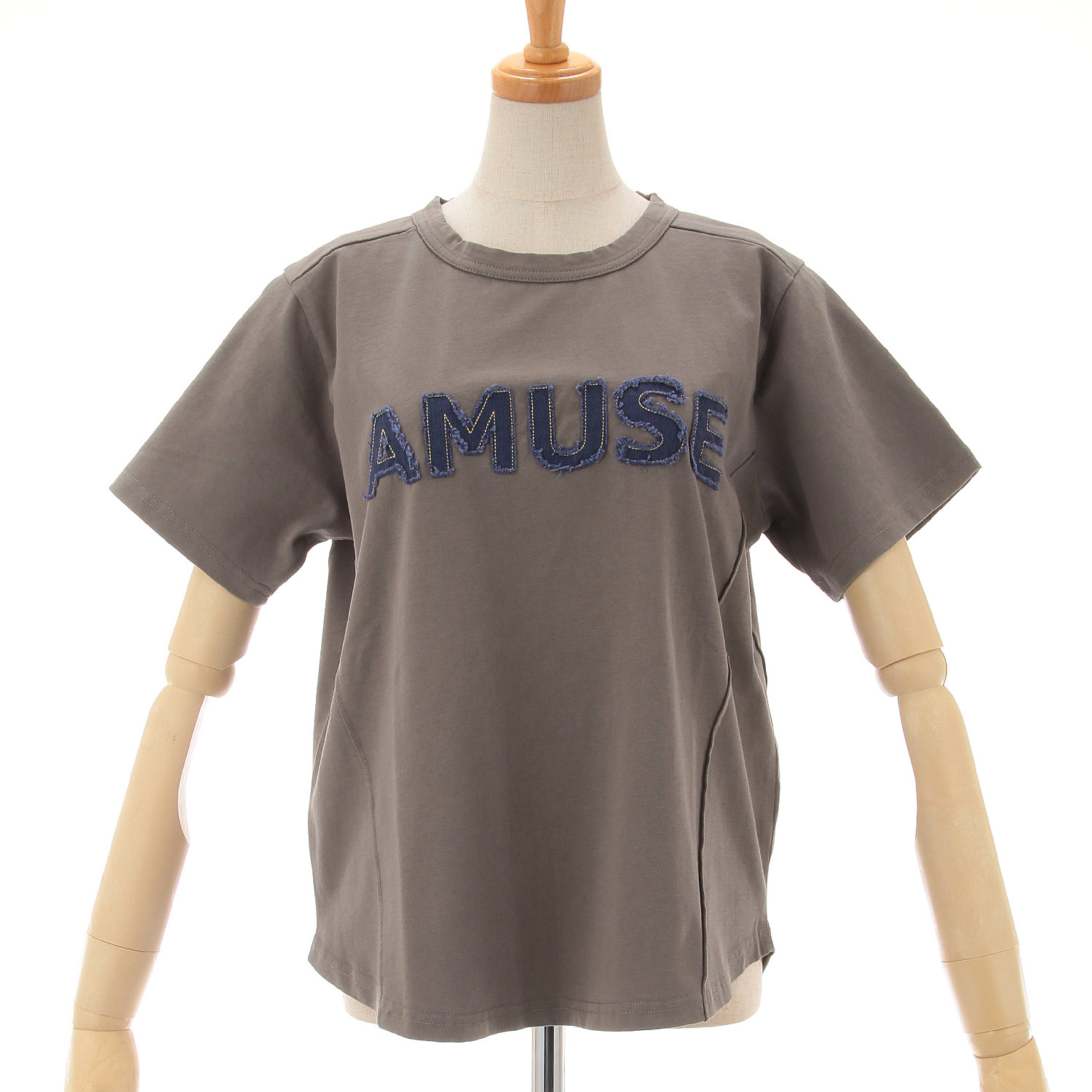 【Insta Live】【動画あり】Vingtrois パッチワークロゴTシャツ - 画像2