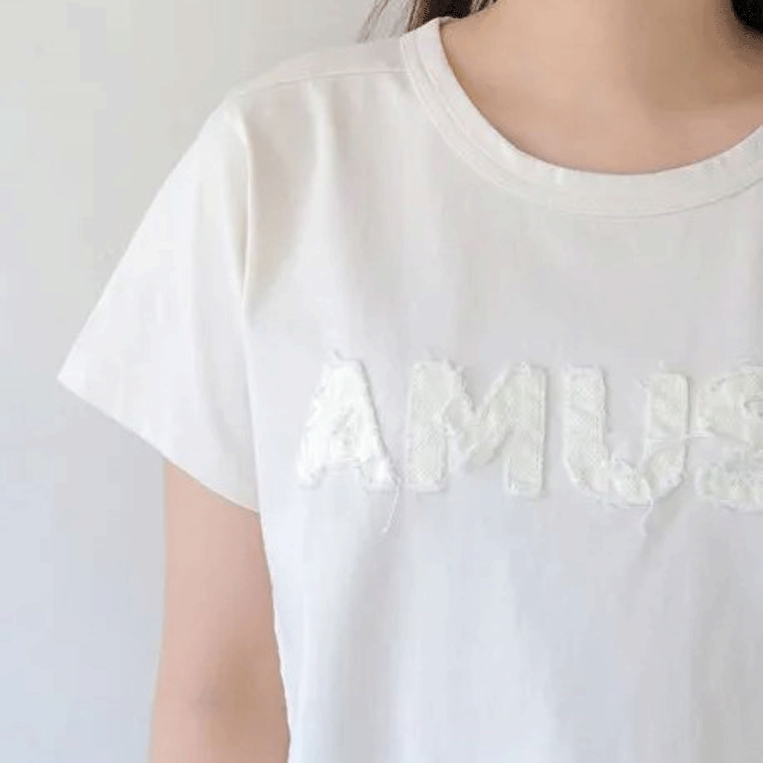 【Insta Live】【動画あり】Vingtrois パッチワークロゴTシャツ - 画像16