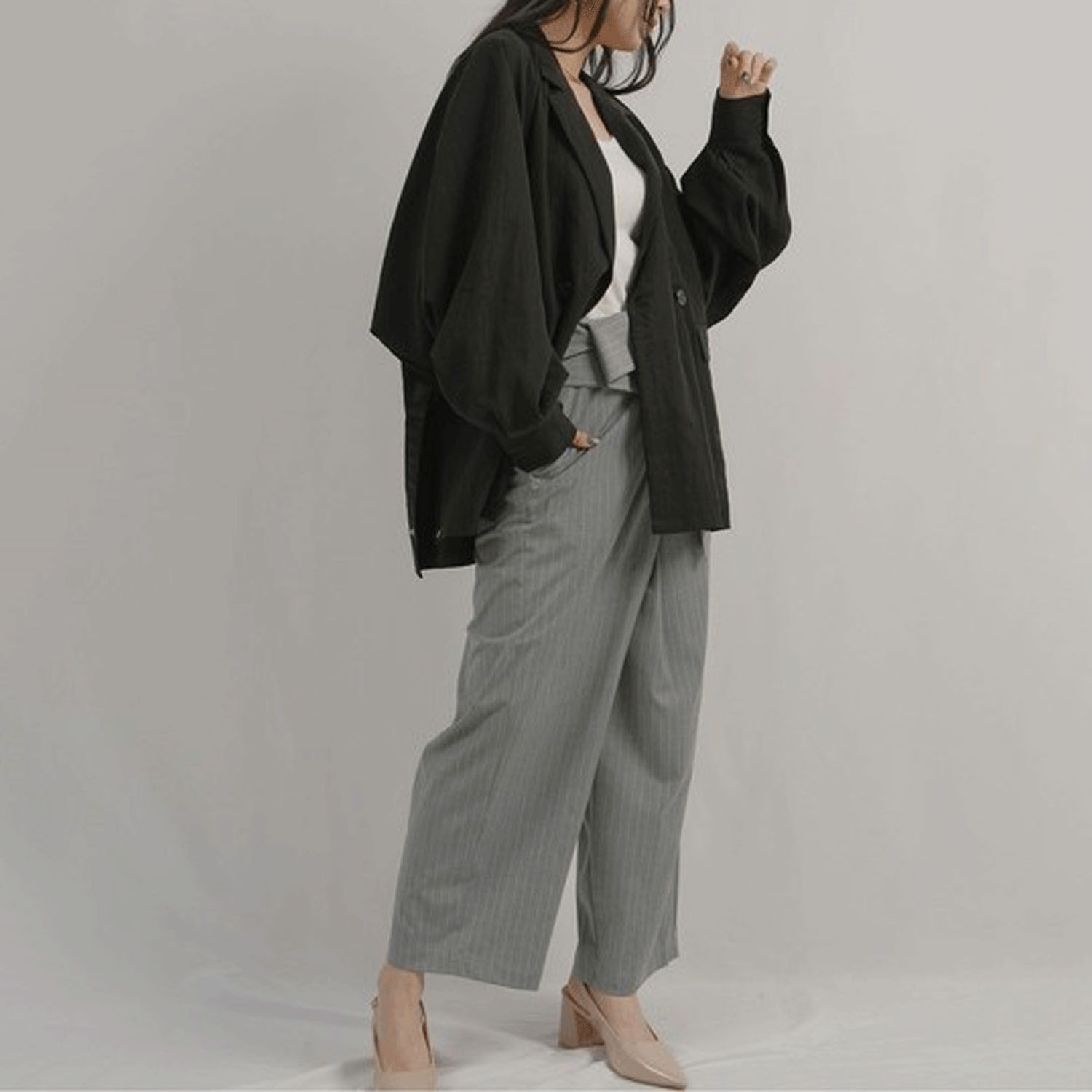 【Insta Live】Palm Riche ワッシャーオーバージャケット - 画像16