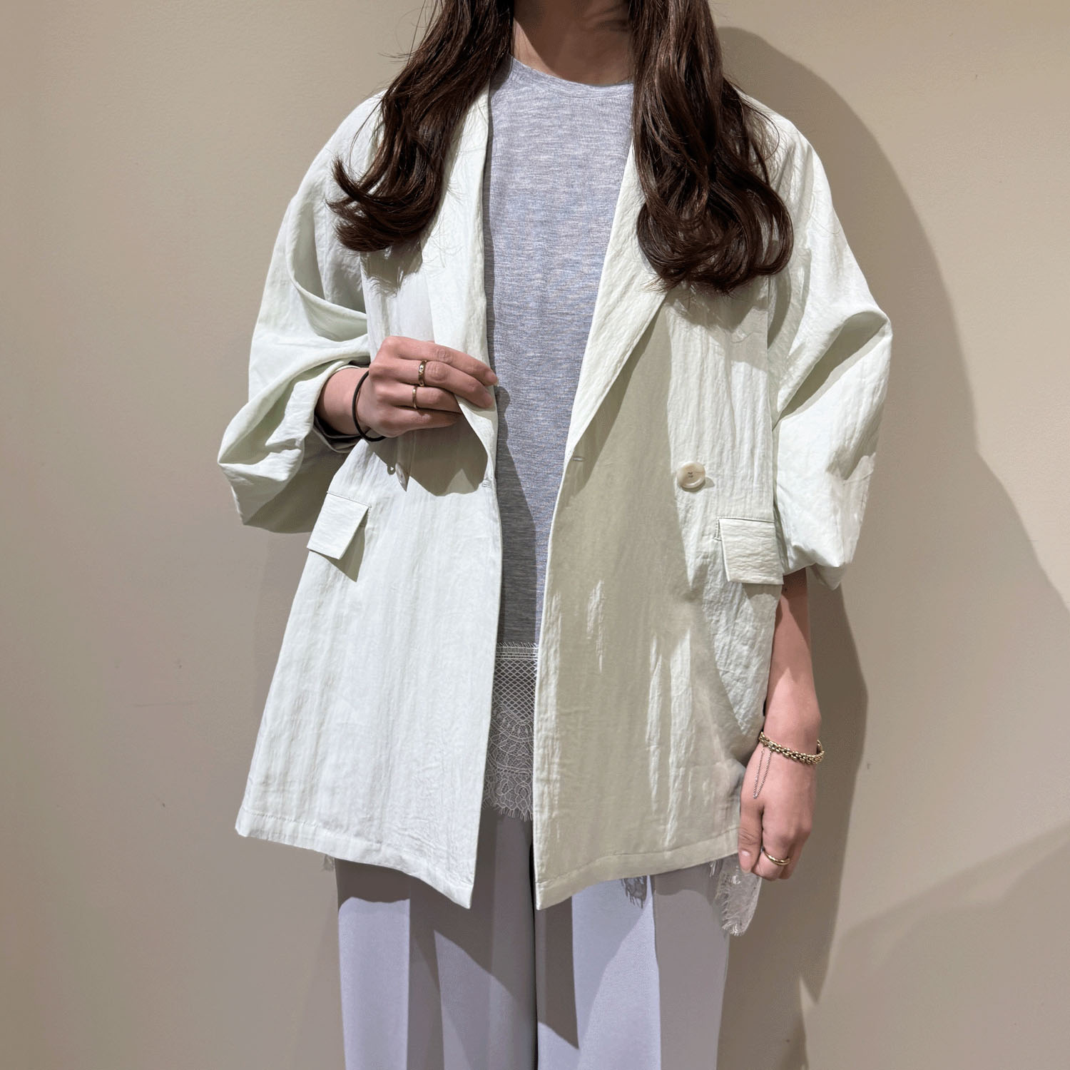 【Insta Live】Palm Riche ワッシャーオーバージャケット - 画像19