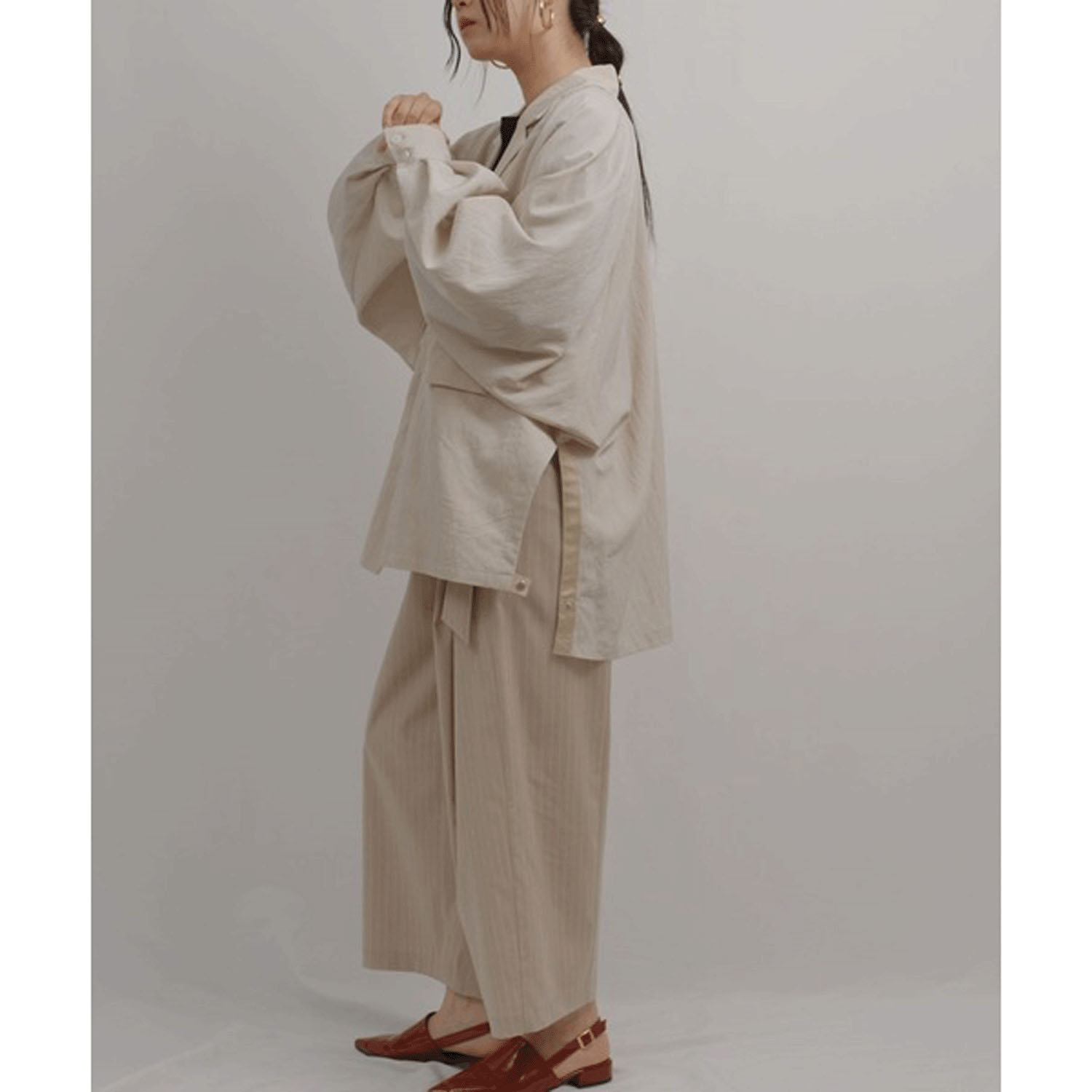 【Insta Live】Palm Riche ワッシャーオーバージャケット - 画像8