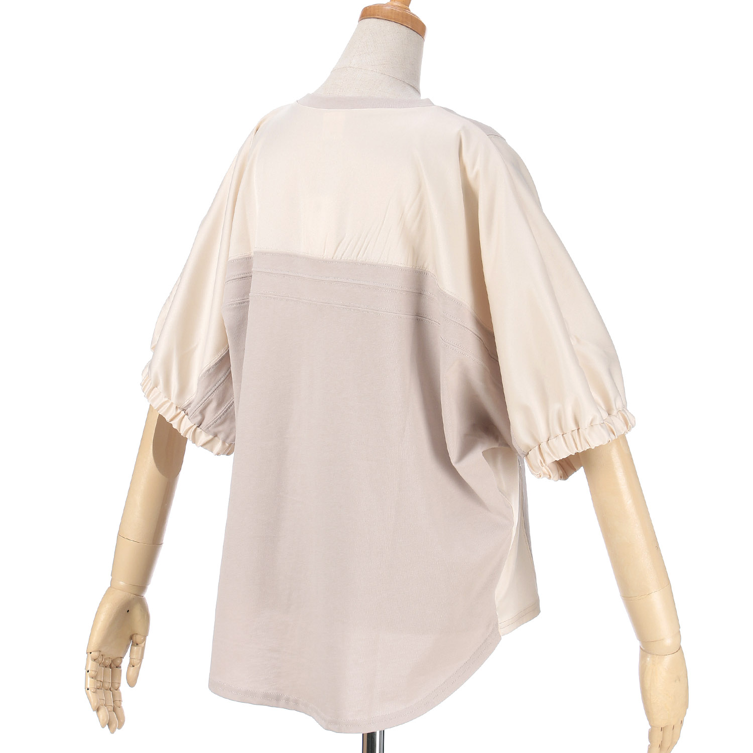 Vingtrois ドルマン袖異素材プルオーバー - 画像13