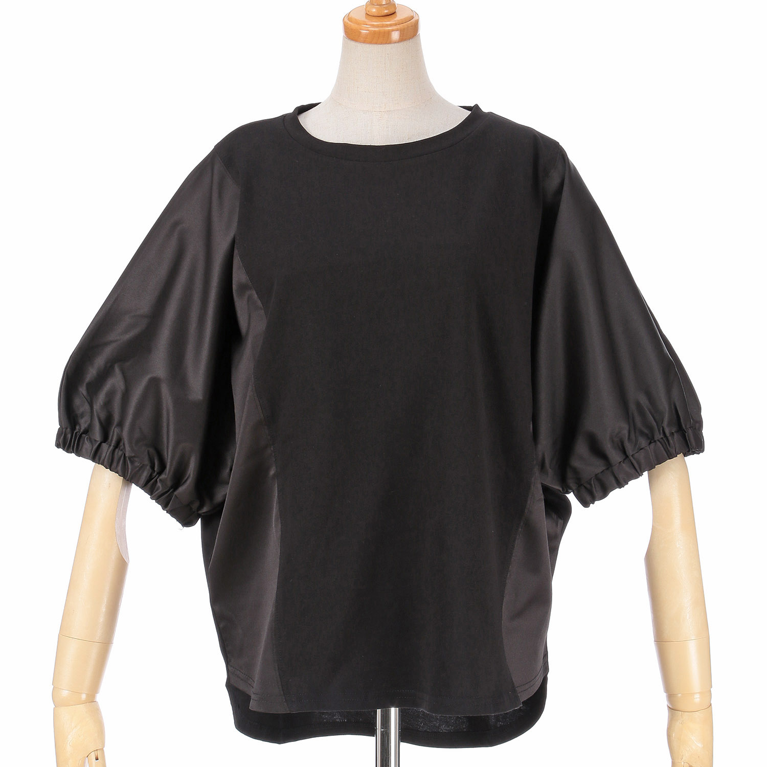 Vingtrois ドルマン袖異素材プルオーバー - 画像3