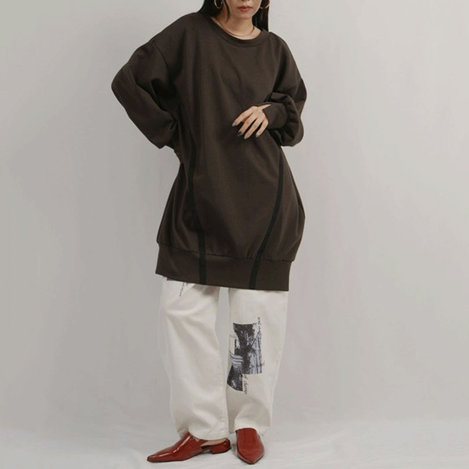 Palm Riche リラックスチュニック - 画像3